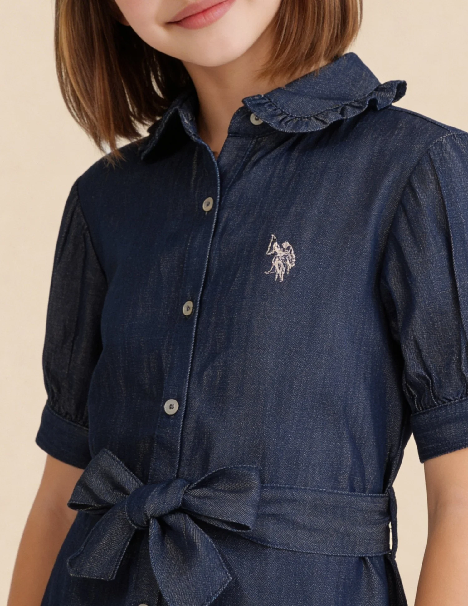 Denim Regular Fit Shirt Dress - Image 5