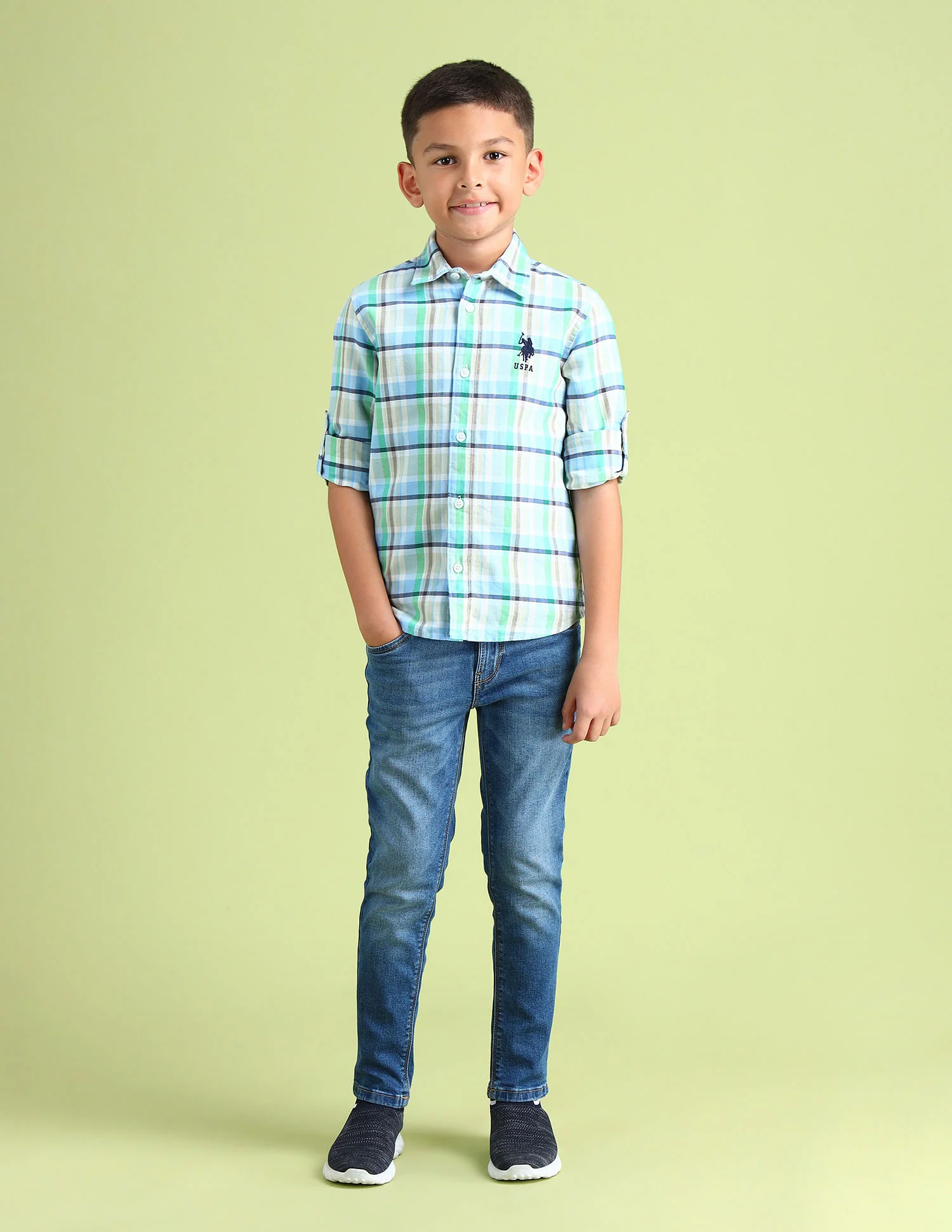 Dobby Regular Fit Checked Shirt - Image 3