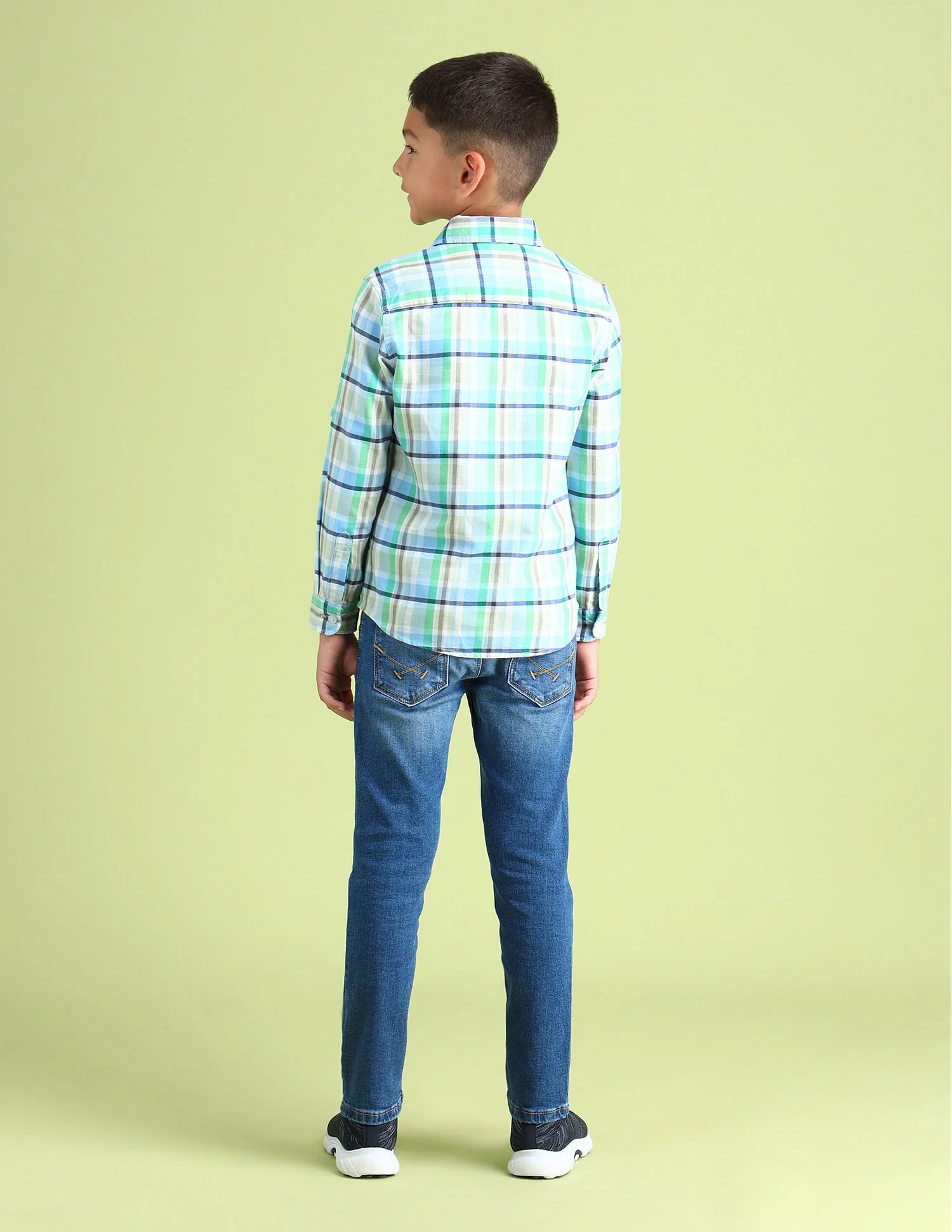 Dobby Regular Fit Checked Shirt - Image 4