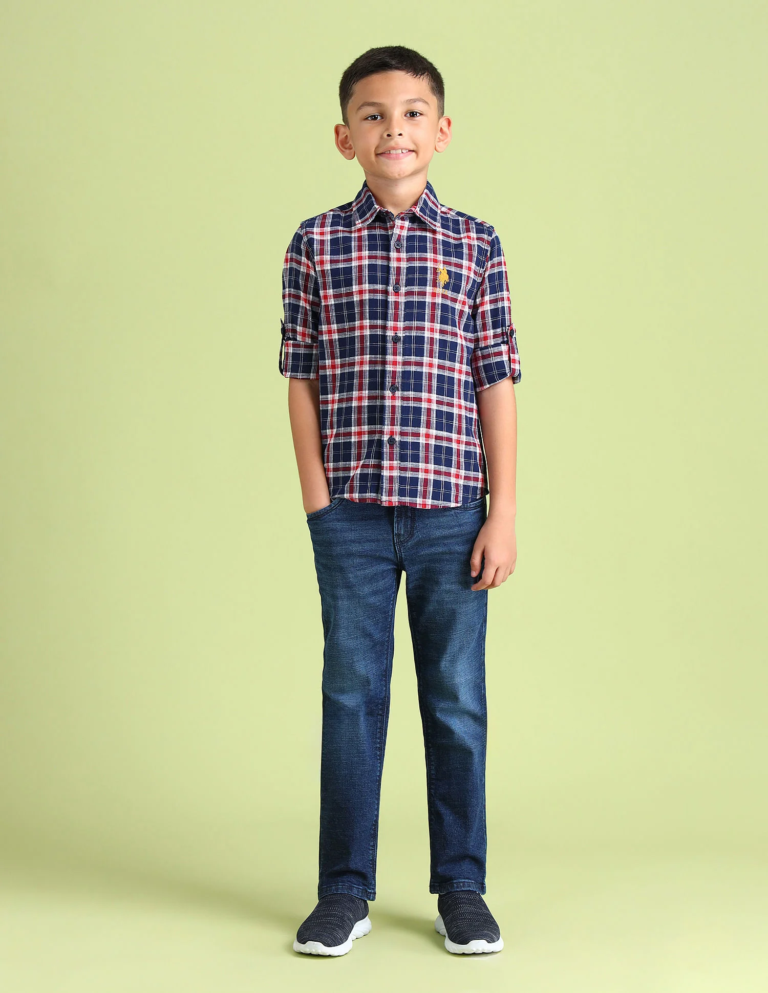 Dobby Regular Fit Checked Shirt - Image 3