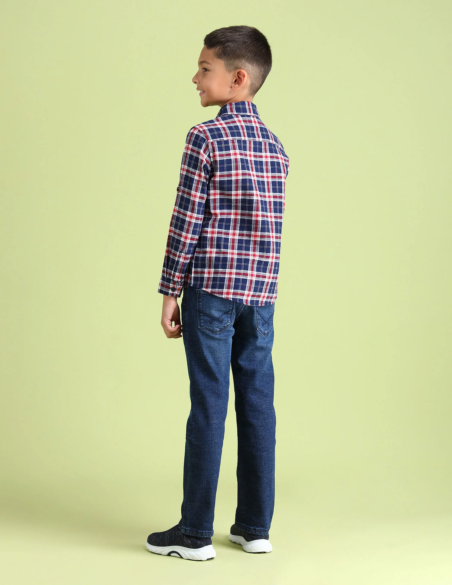 Dobby Regular Fit Checked Shirt - Image 4