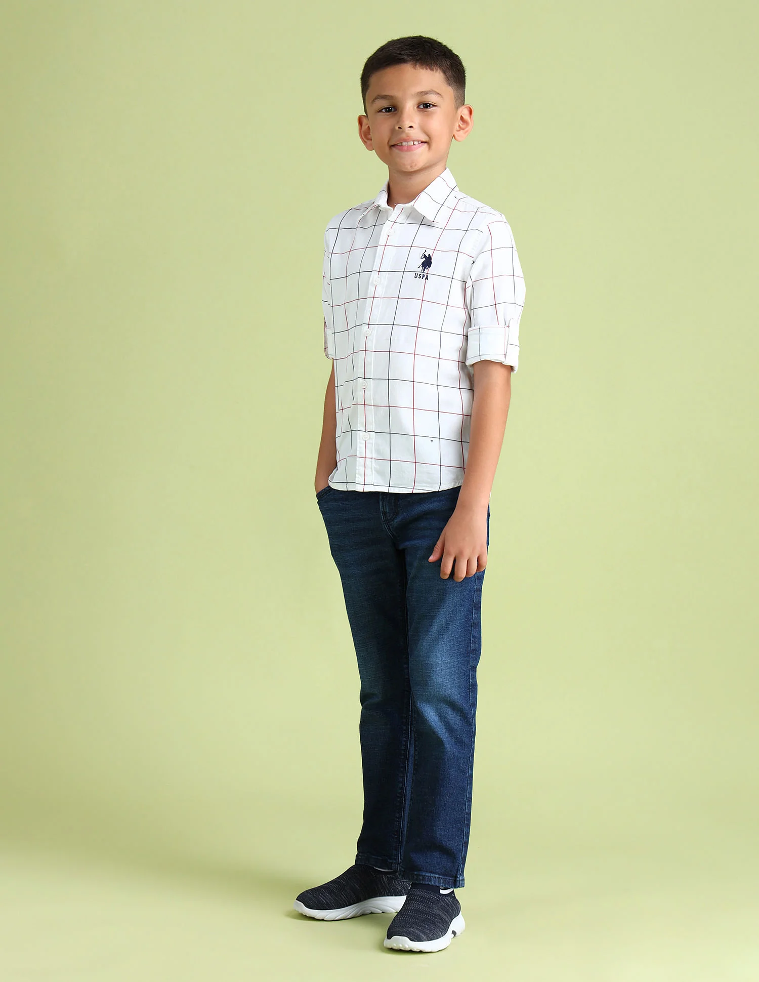 Dobby Regular Fit Checked Shirt - Image 3