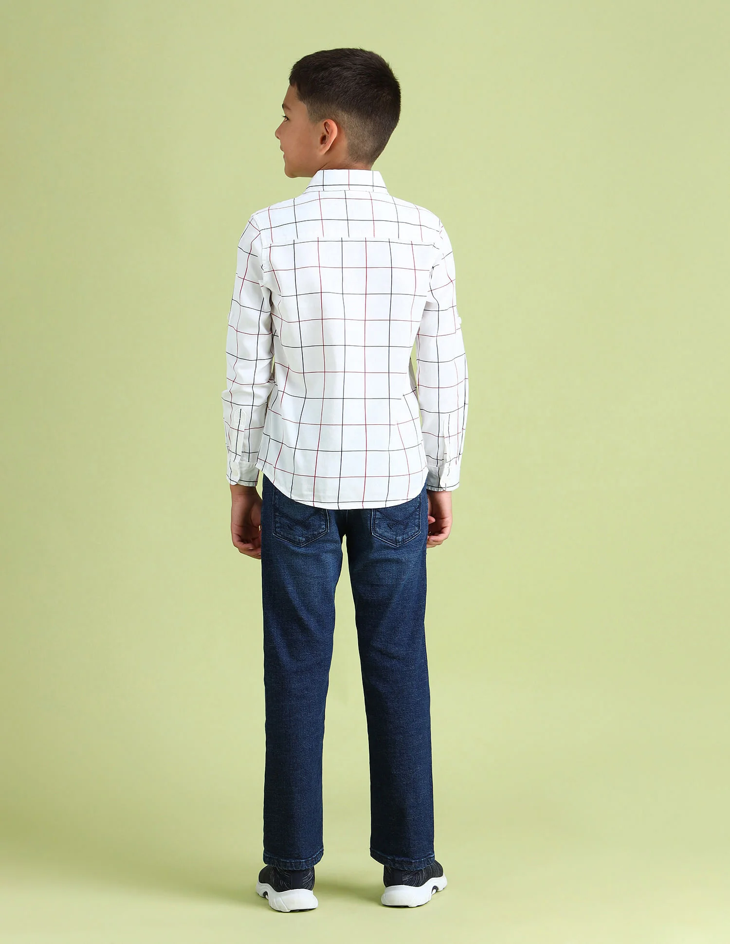Dobby Regular Fit Checked Shirt - Image 4