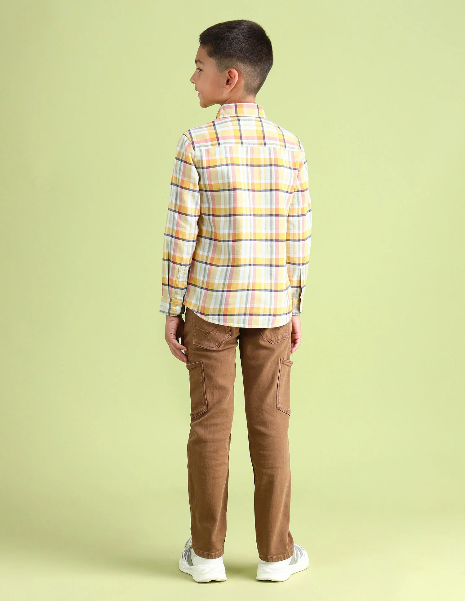 Dobby Regular Fit Checked Shirt - Image 4