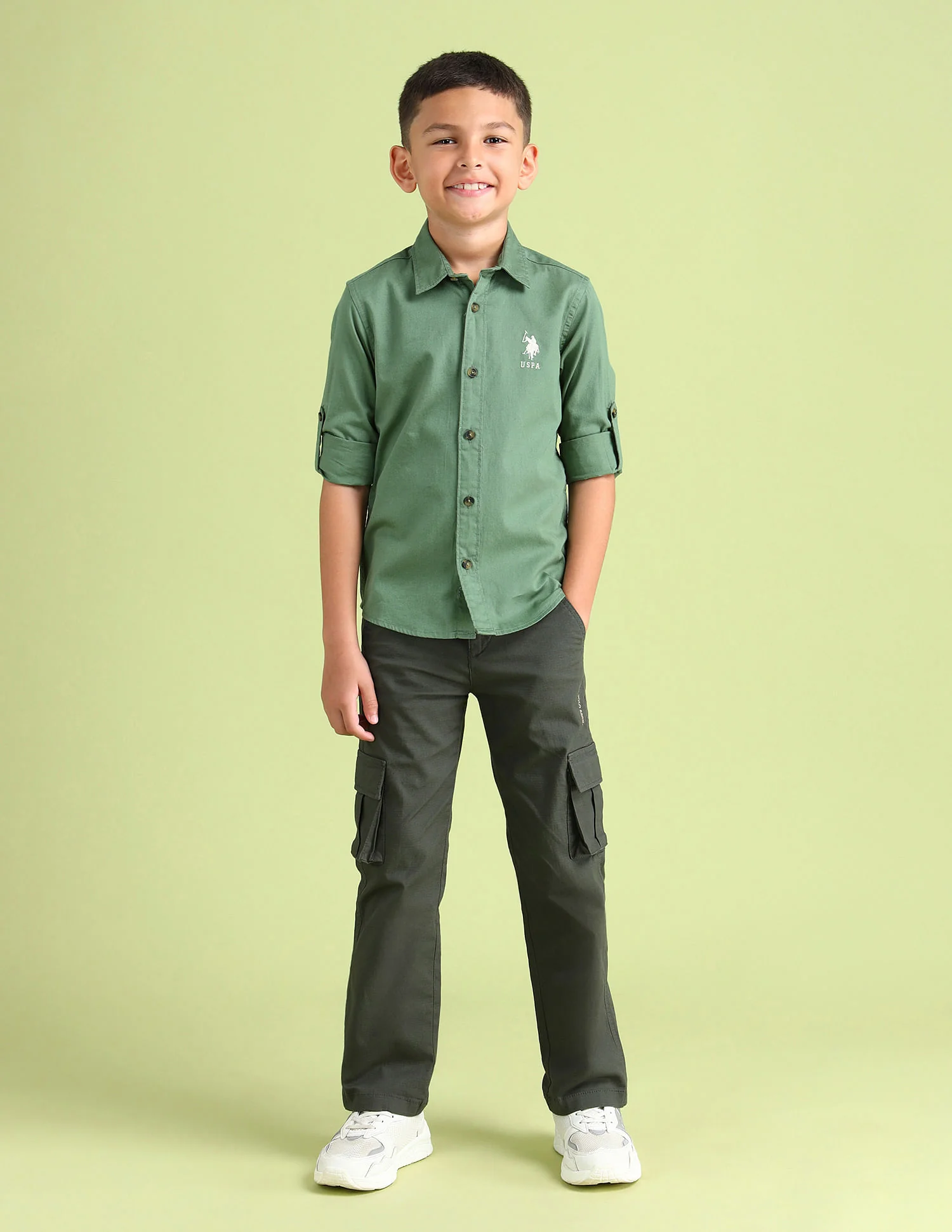 Dobby Regular Fit Solid Shirt - Image 3