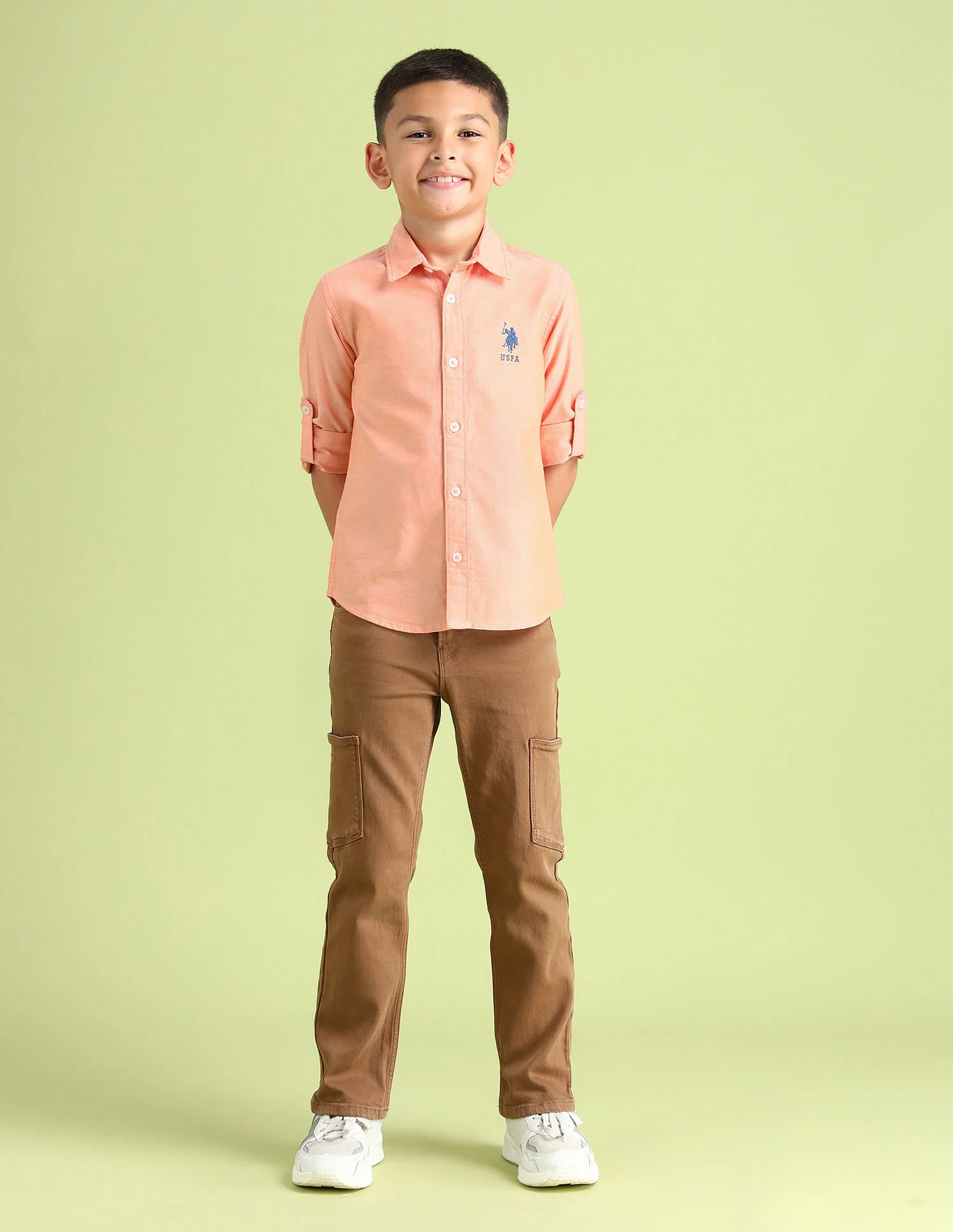 Dobby Regular Fit Solid Shirt - Image 3