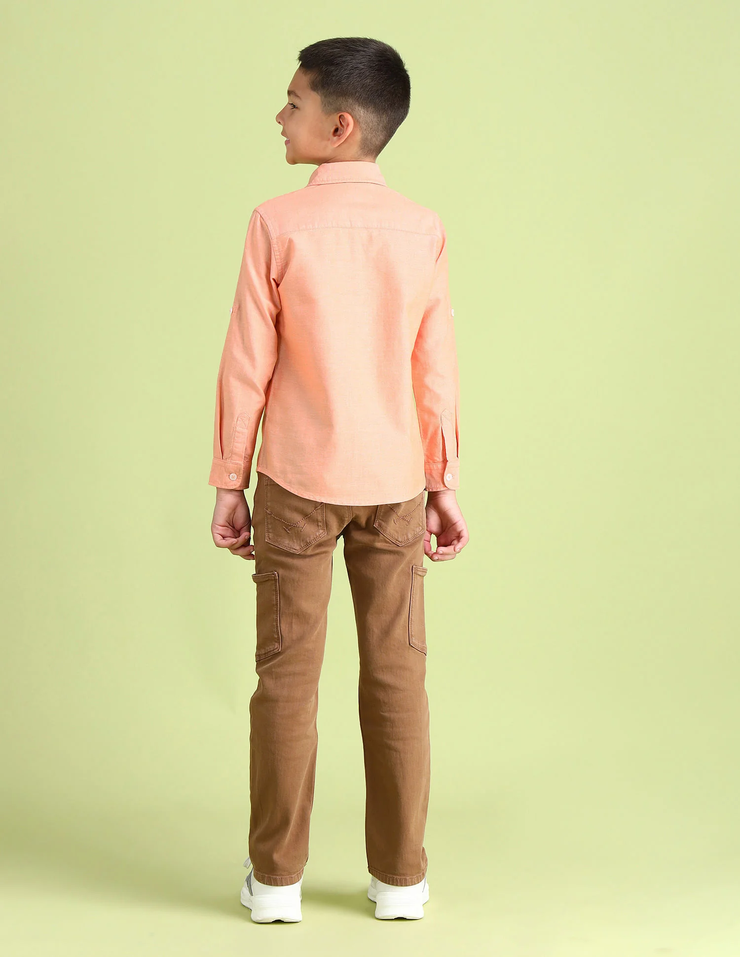 Dobby Regular Fit Solid Shirt - Image 4