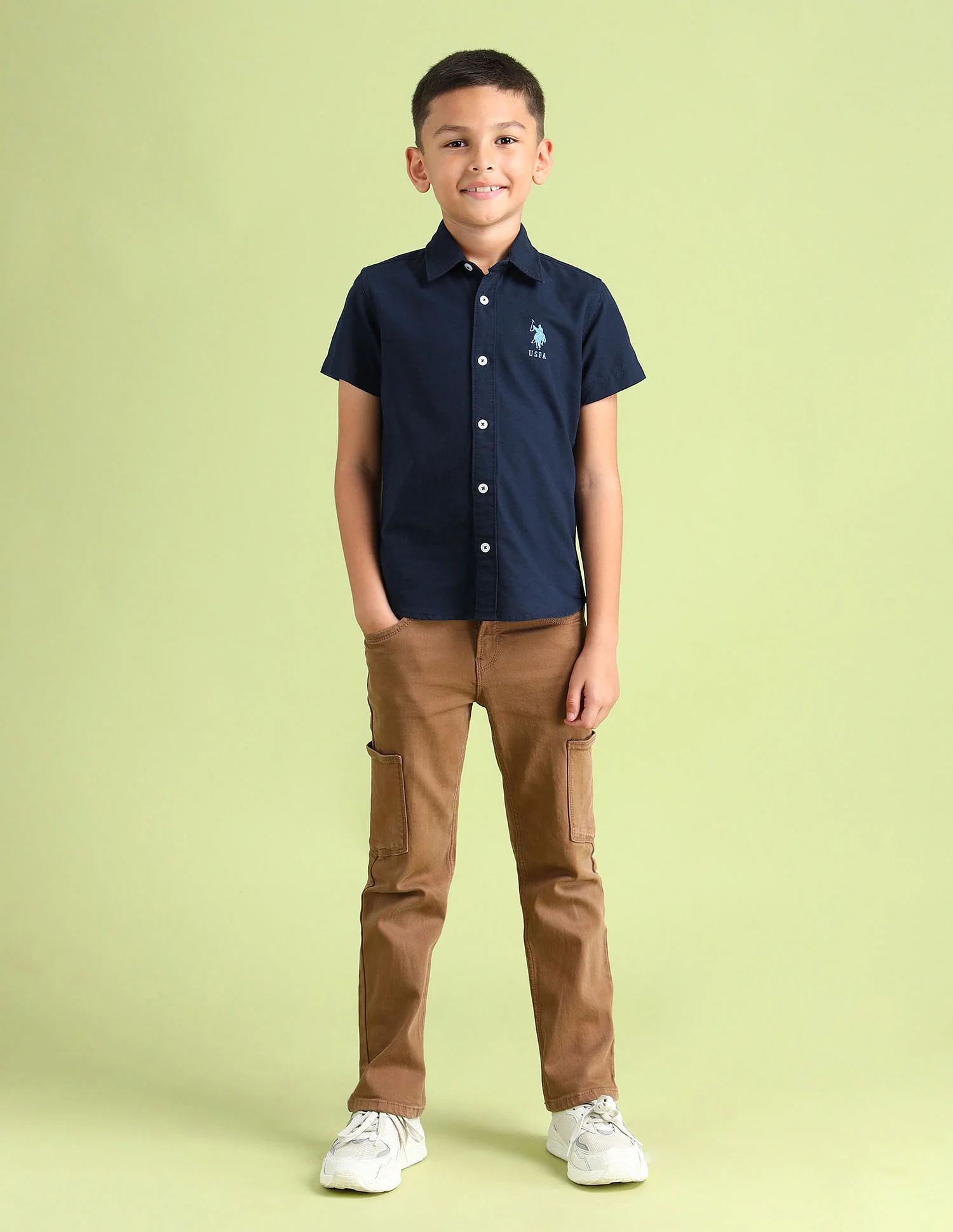 Dobby Regular Fit Solid Shirt - Image 3