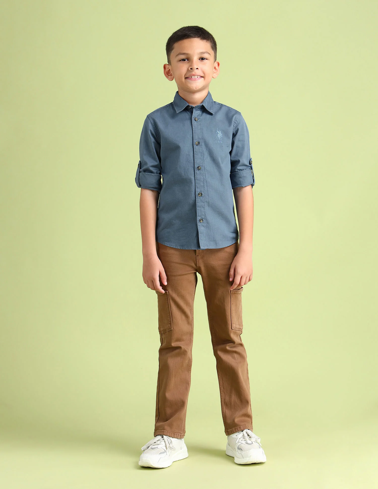 Dobby Regular Fit Solid Shirt - Image 3