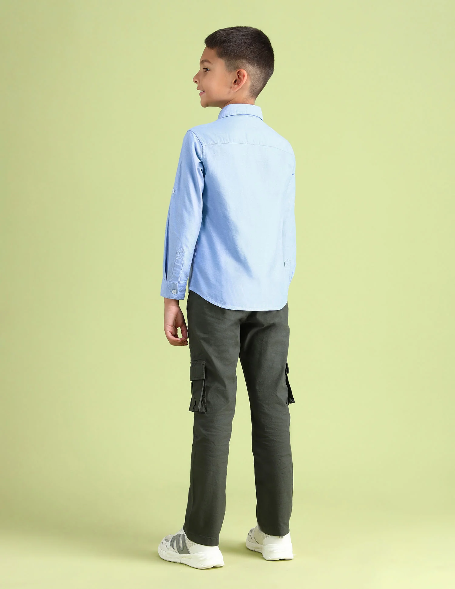 Dobby Regular Fit Solid Shirt - Image 4