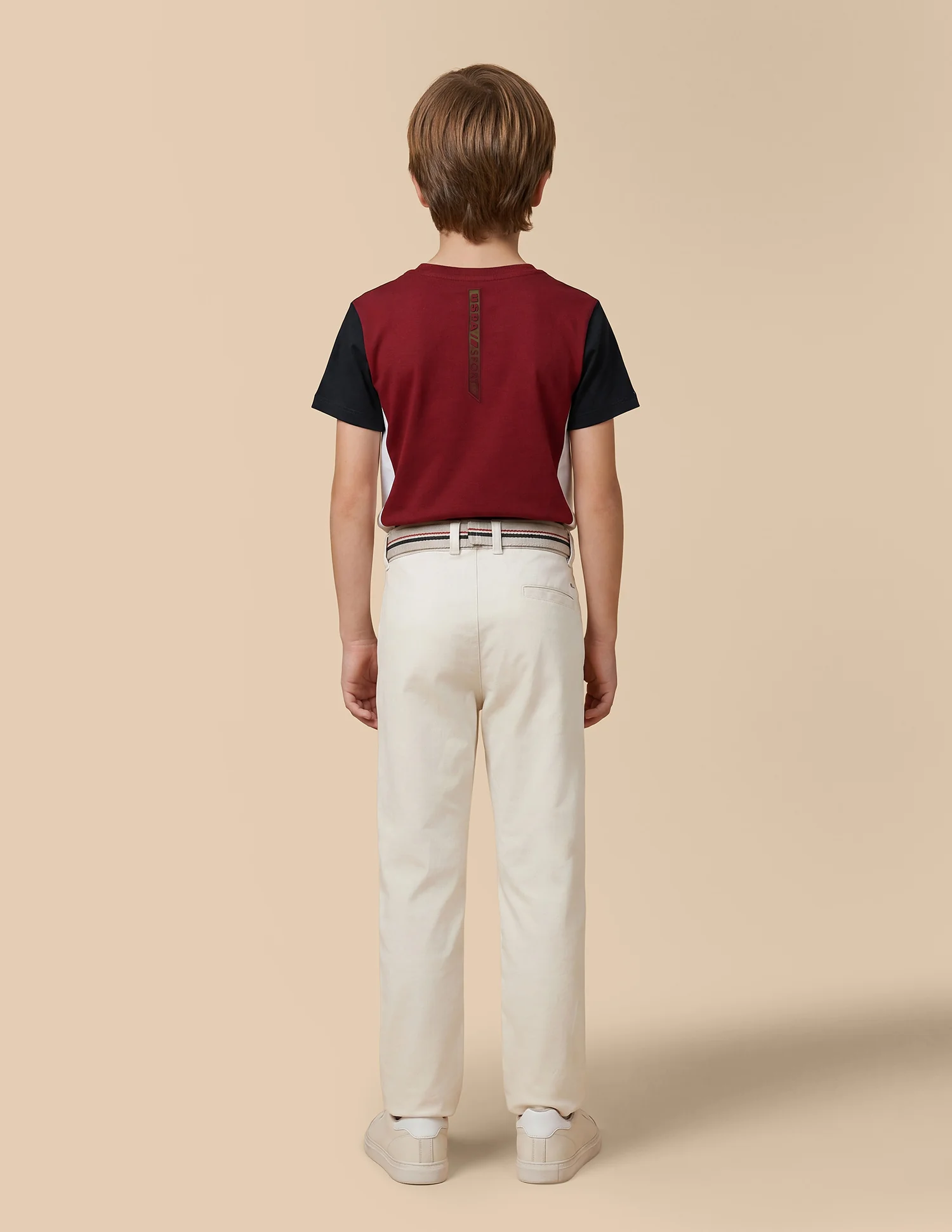 Dobby Slim Fit Trousers - Image 4
