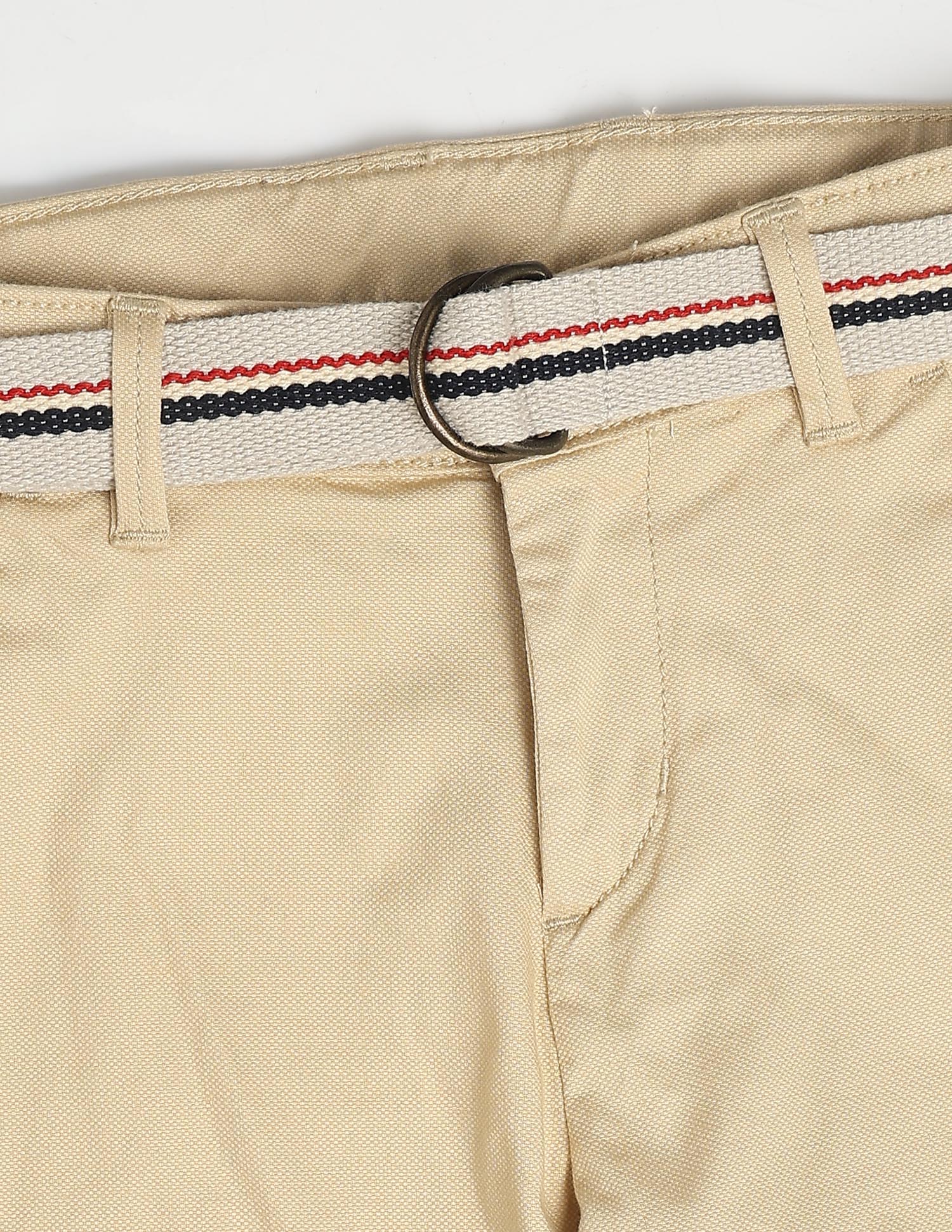 Dobby Slim Fit Trousers - Image 2