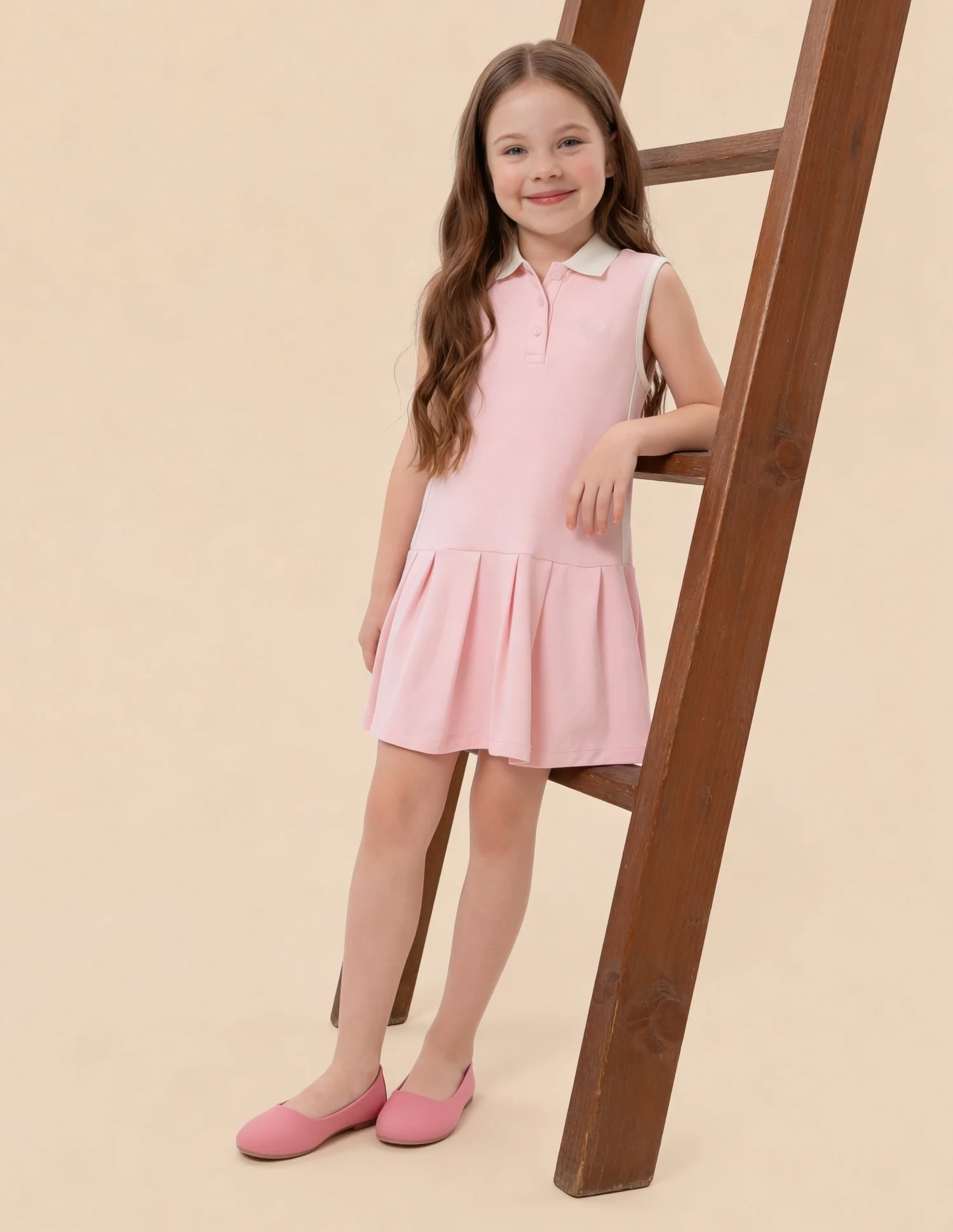 Drop Waist A-Line Knitted Dress