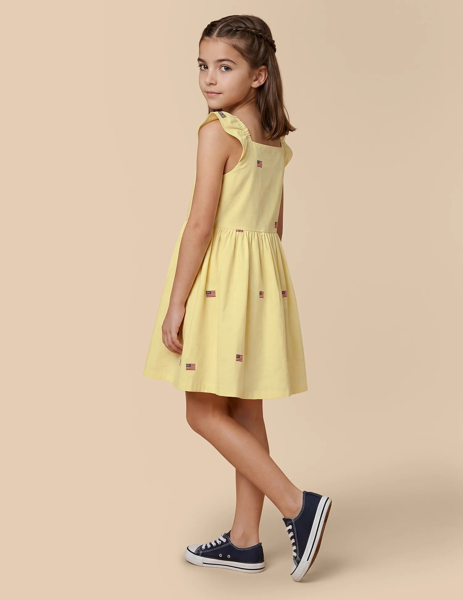 Embroidered Comfort Fit Dress - Image 4