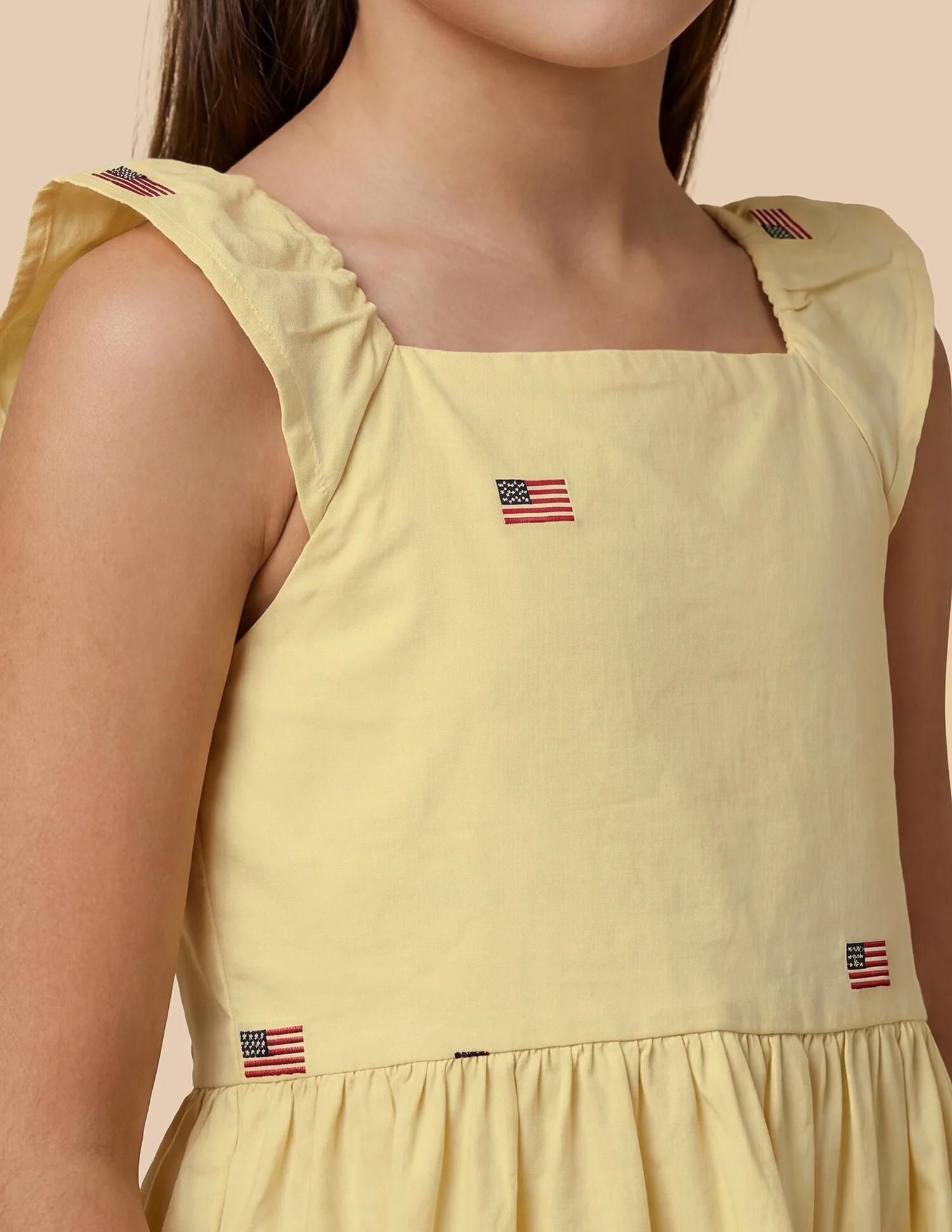 Embroidered Comfort Fit Dress - Image 5