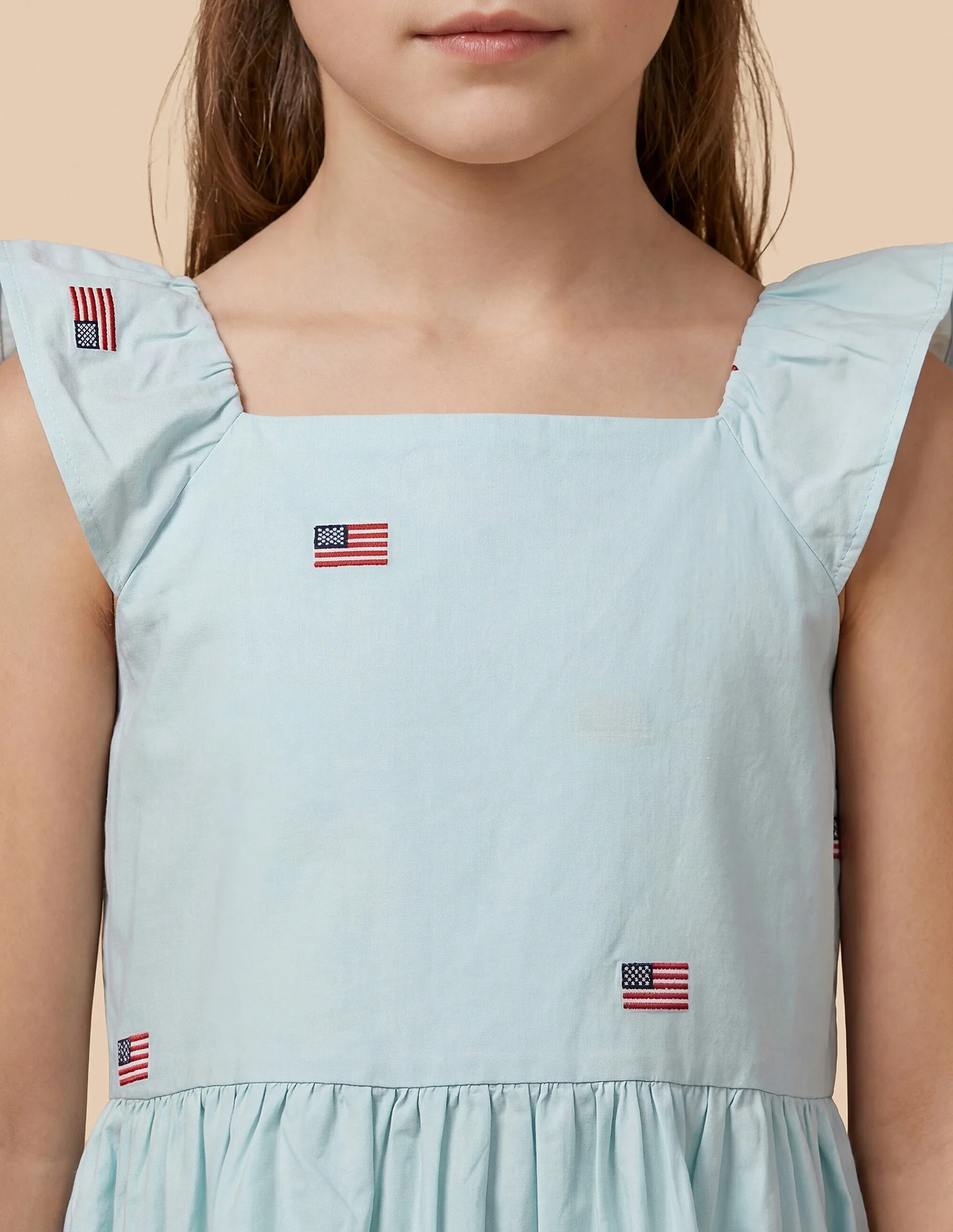 Emrboidered A-Line Dress - Image 5