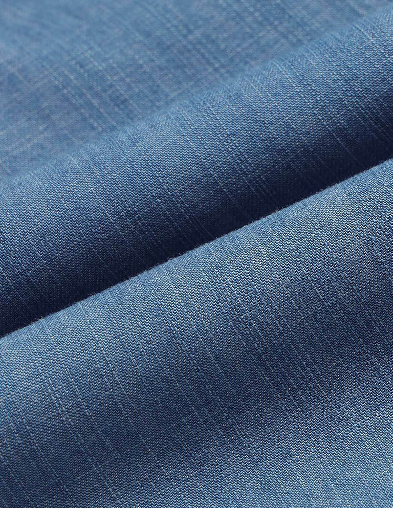 Flared Denim Shirt Dress - Image 2