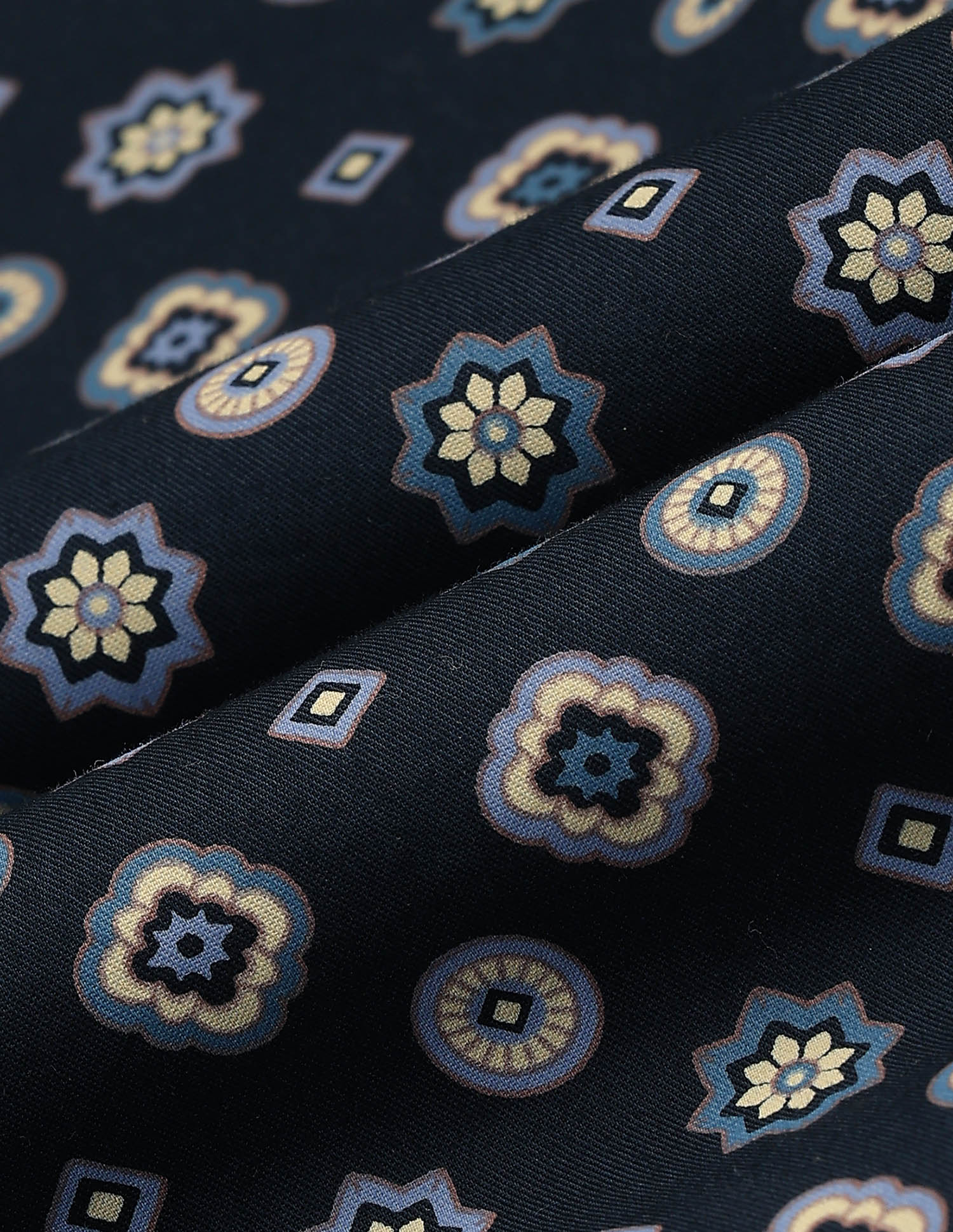 Floral geometric Twill Shirt - Image 2