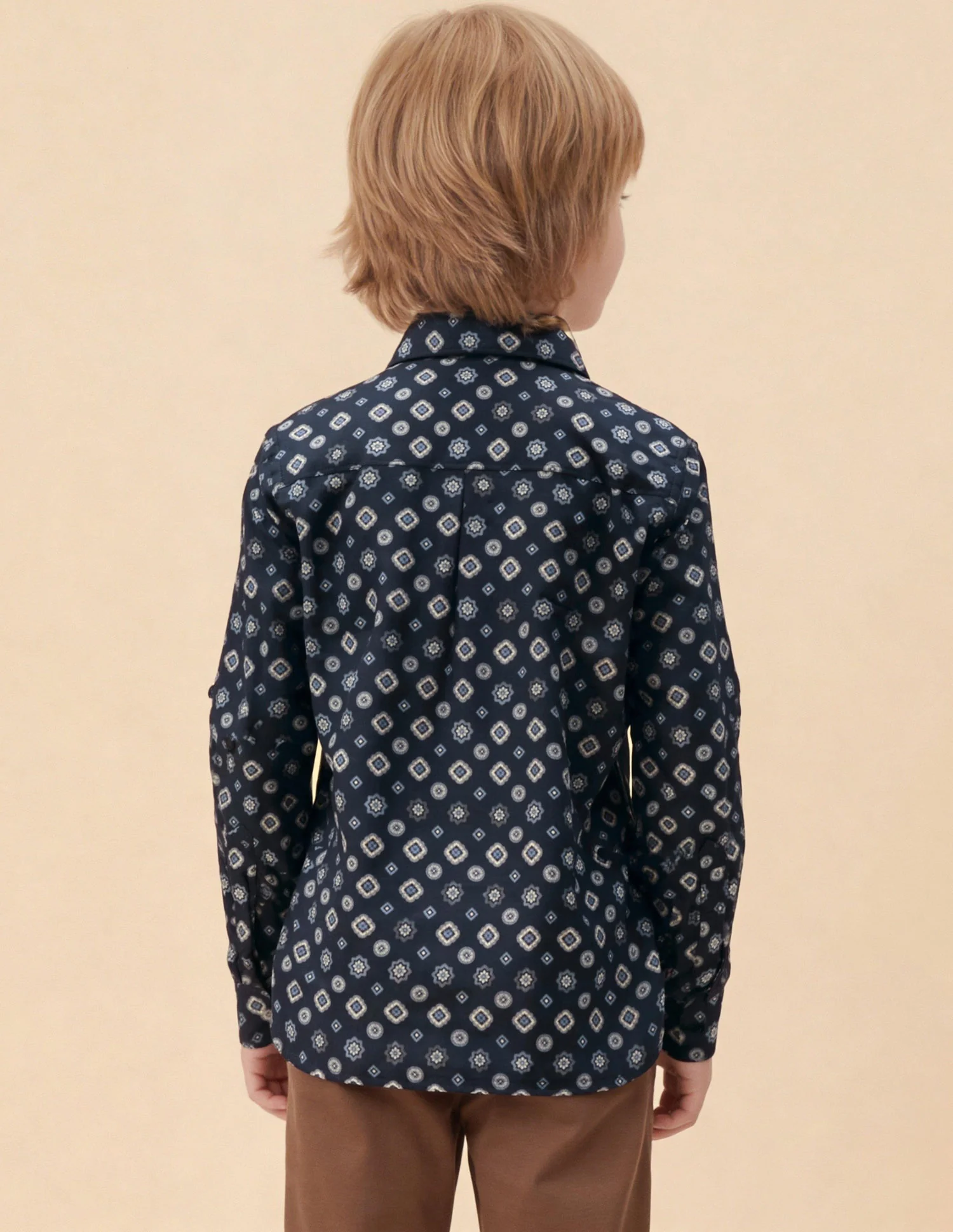 Floral geometric Twill Shirt - Image 5