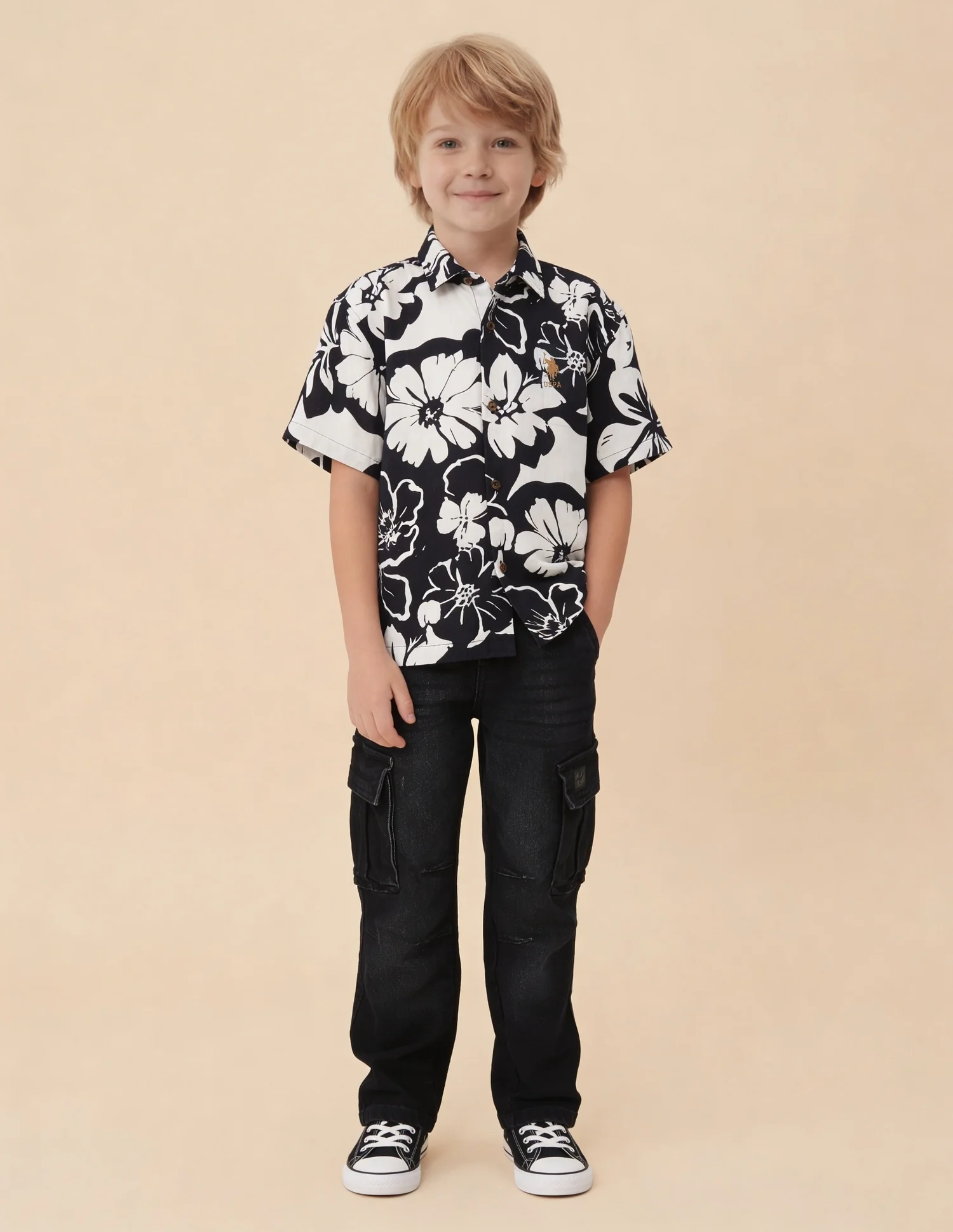 Floral Printed Boxy Fit Shirt - Image 3