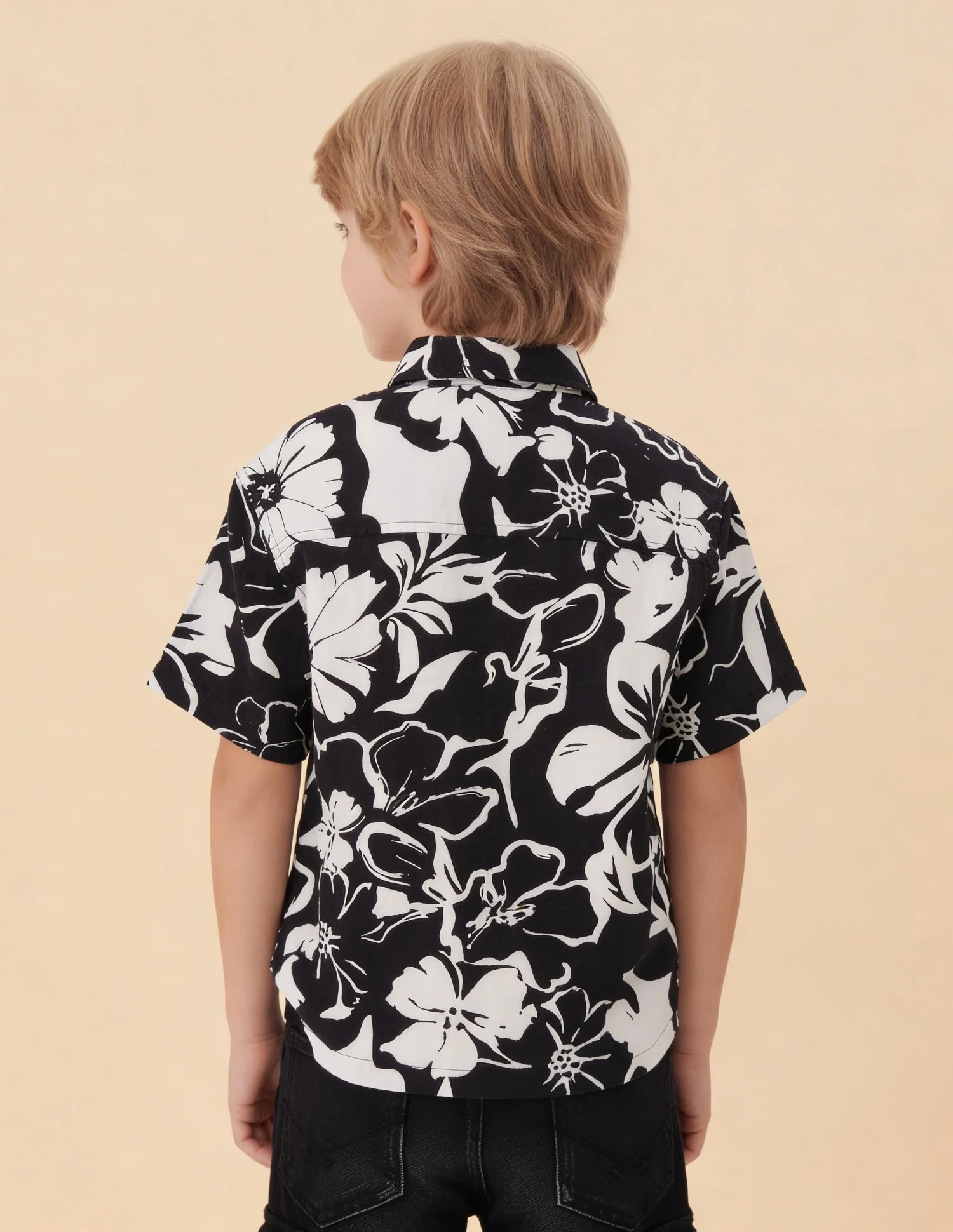 Floral Printed Boxy Fit Shirt - Image 5