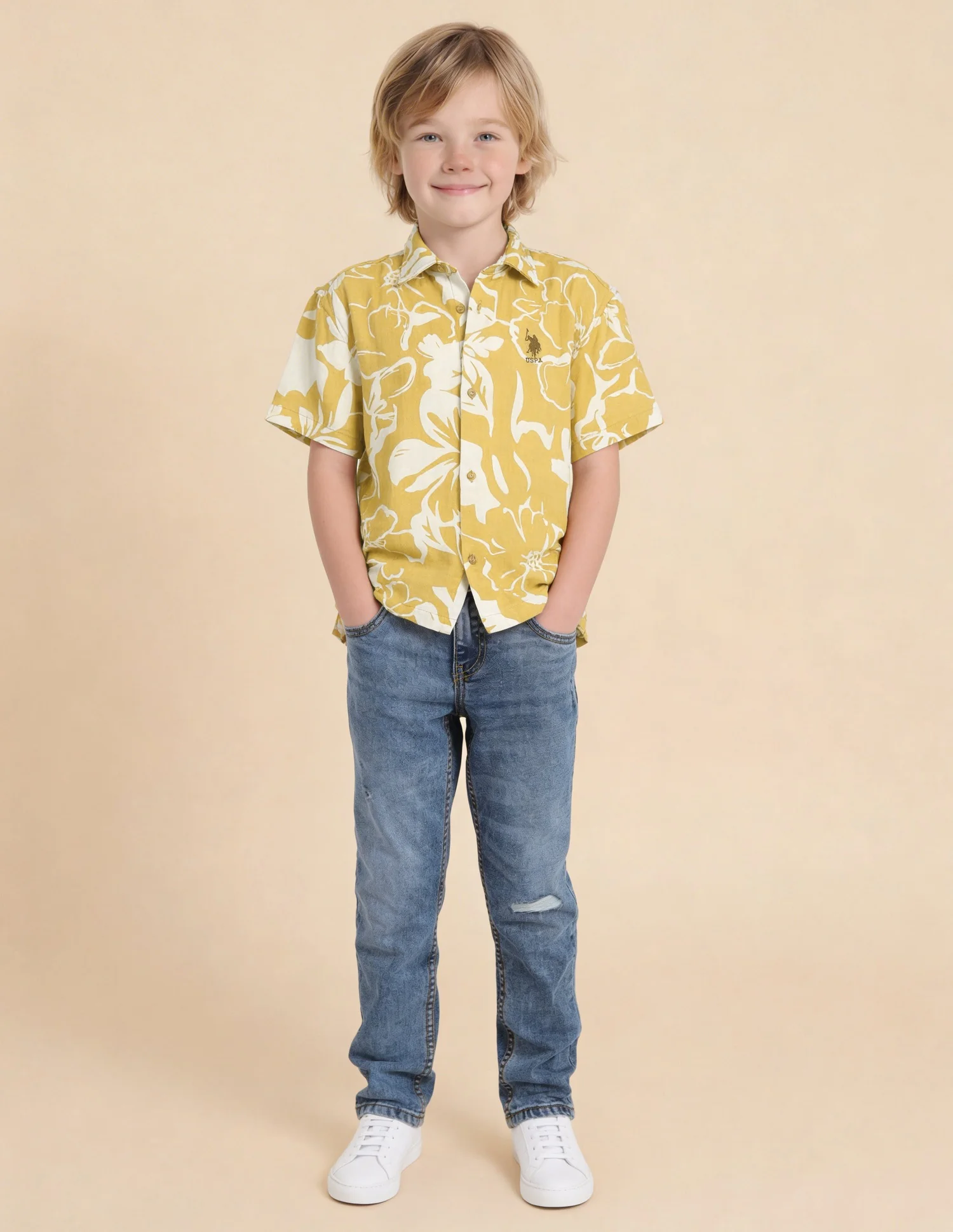 Floral Printed Boxy Fit Shirt - Image 3
