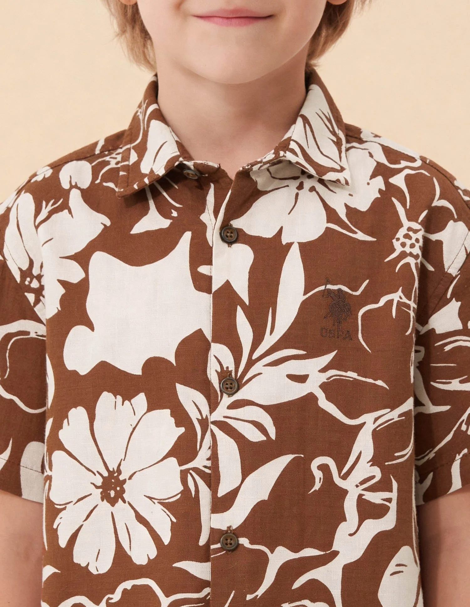Floral Printed Boxy Fit Shirt - Image 6