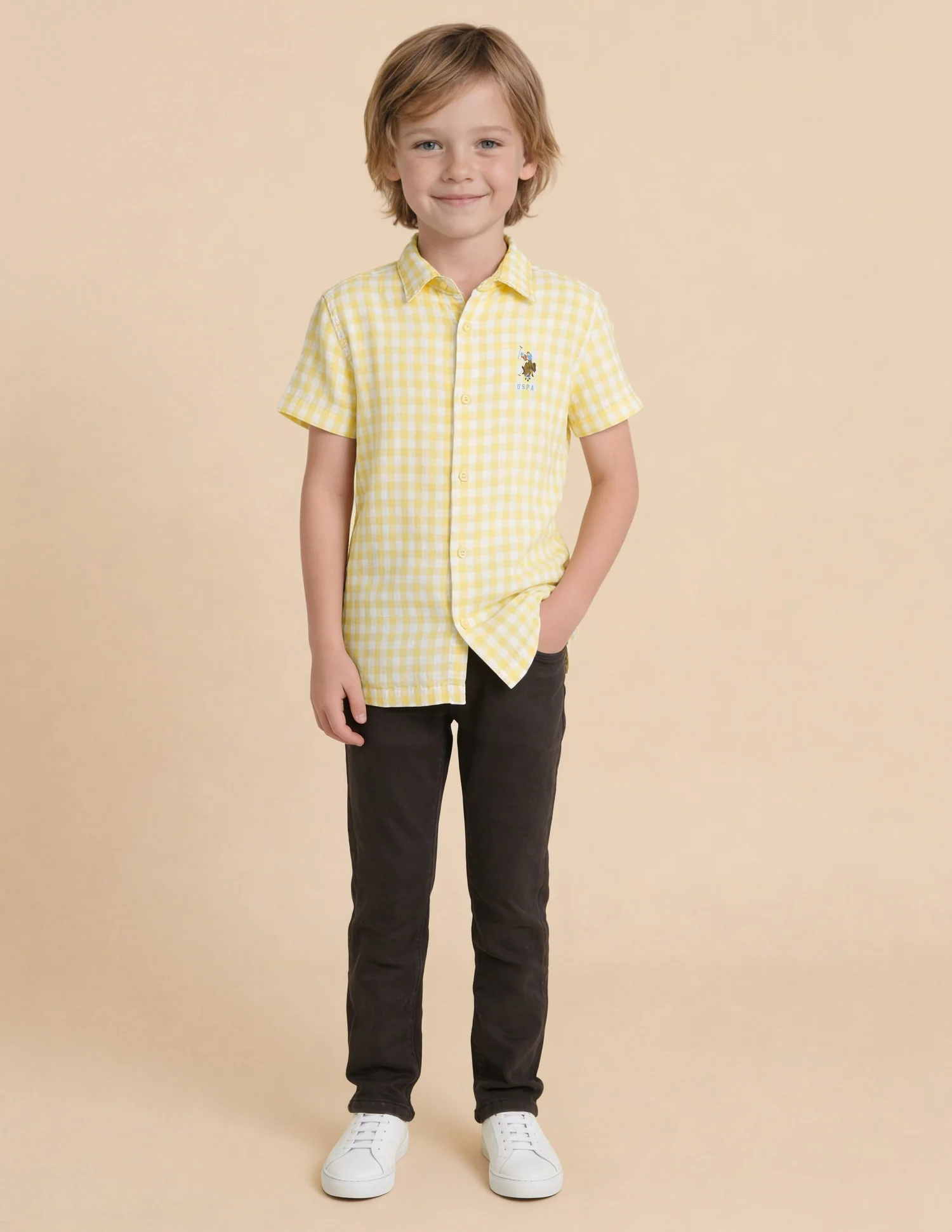 Gingham Checked Regular Fit Shirt - Image 3
