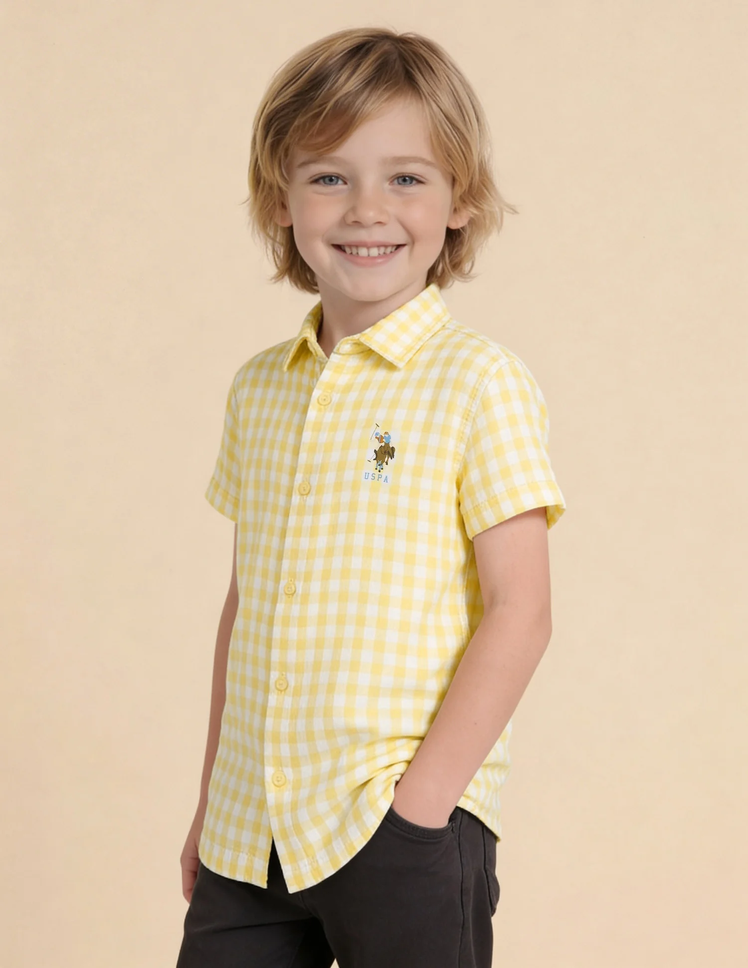 Gingham Checked Regular Fit Shirt - Image 4