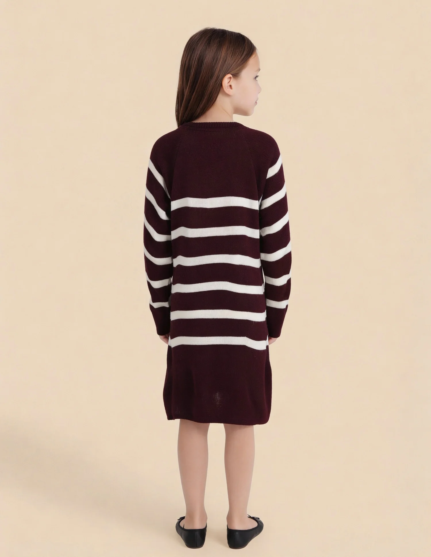 Girls A-Line Sweater Dress - Image 4