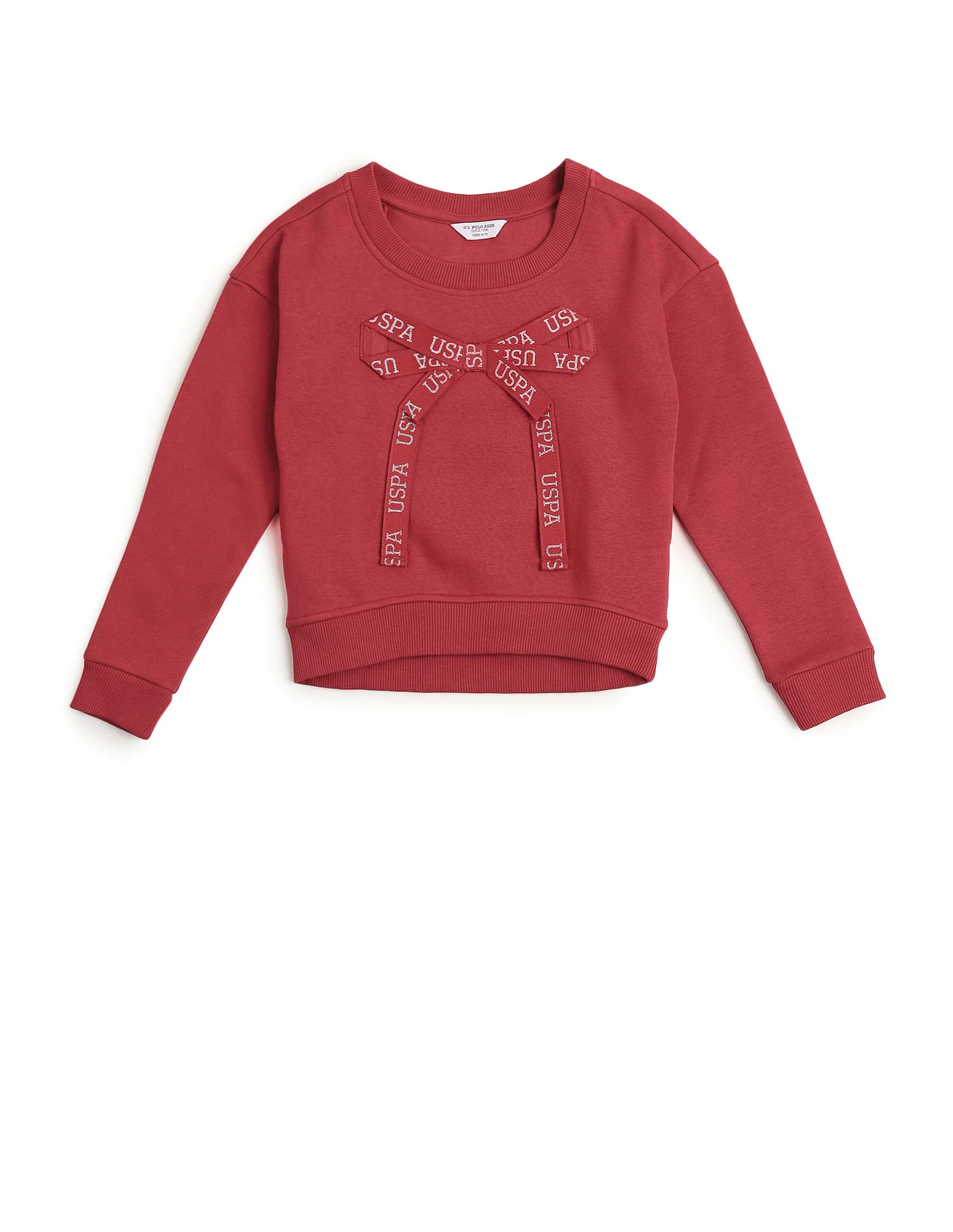 Girls Appliqued Regular Fit Sweatshirt - Image 5