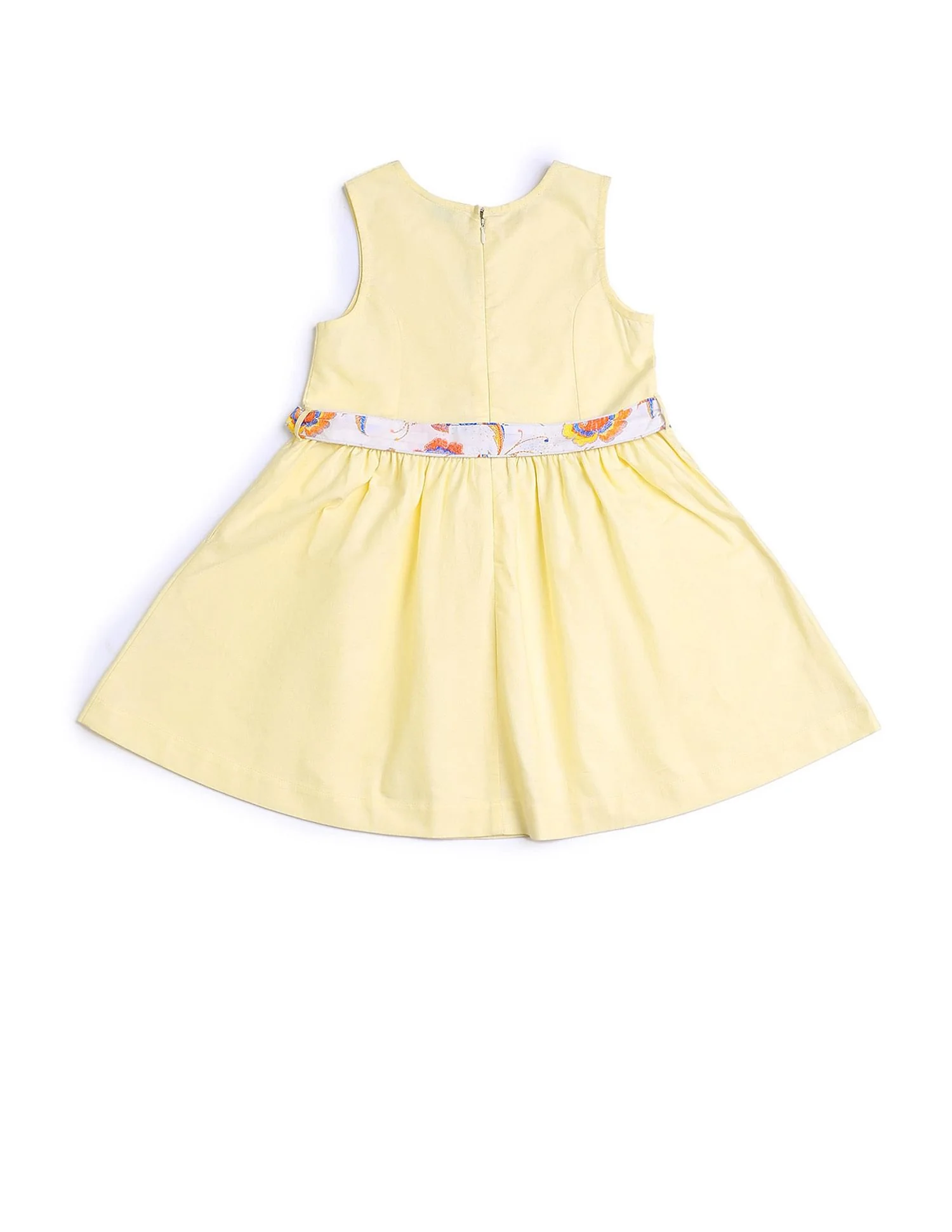 Girls Belted Fit And Flare Dress - Image 7