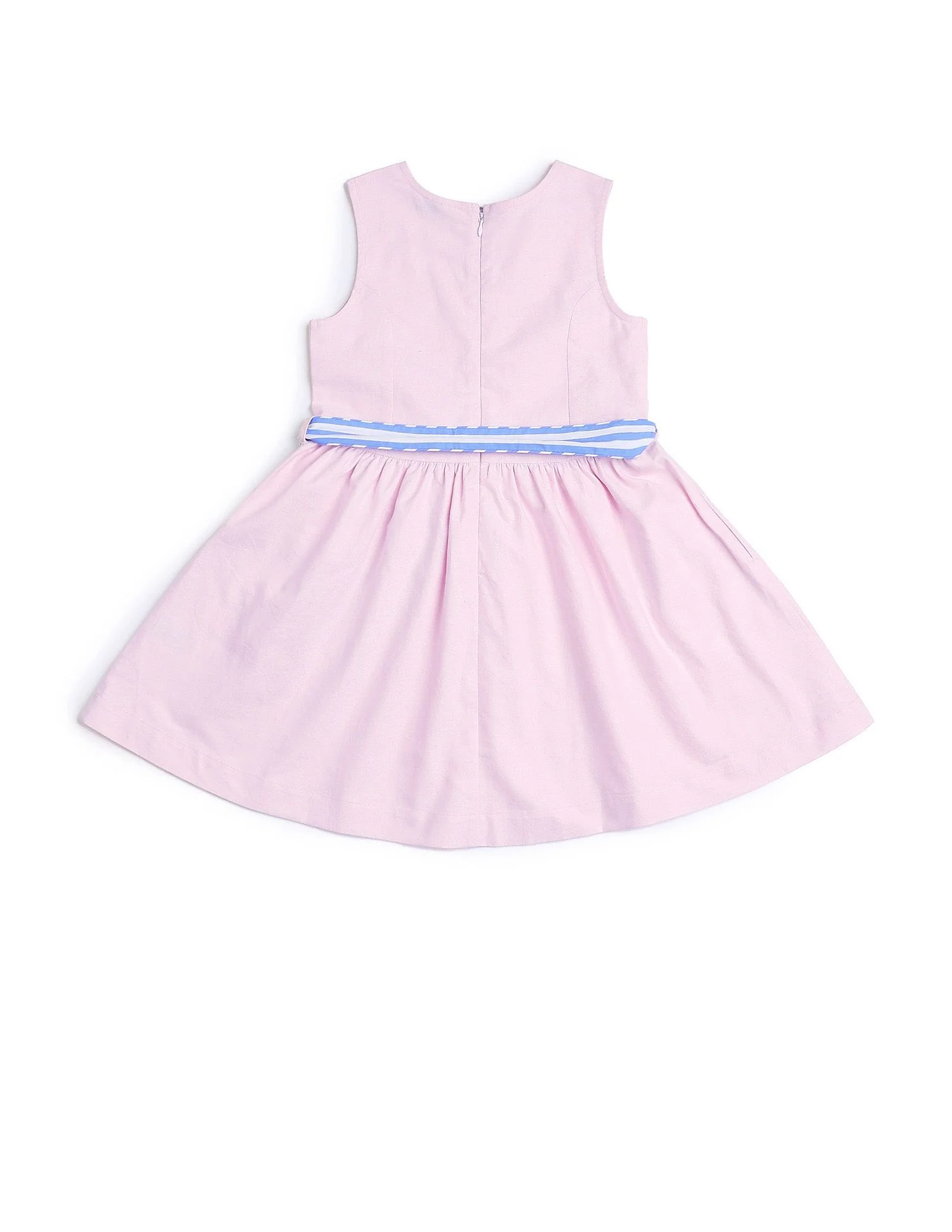 Girls Belted Fit And Flare Dress - Image 7