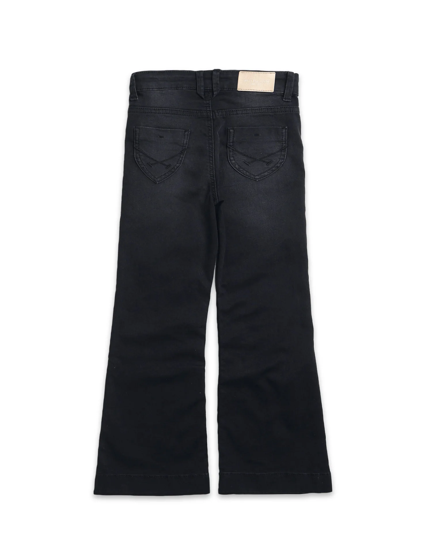 Girls Bootcut Fit Black Jeans - Image 10