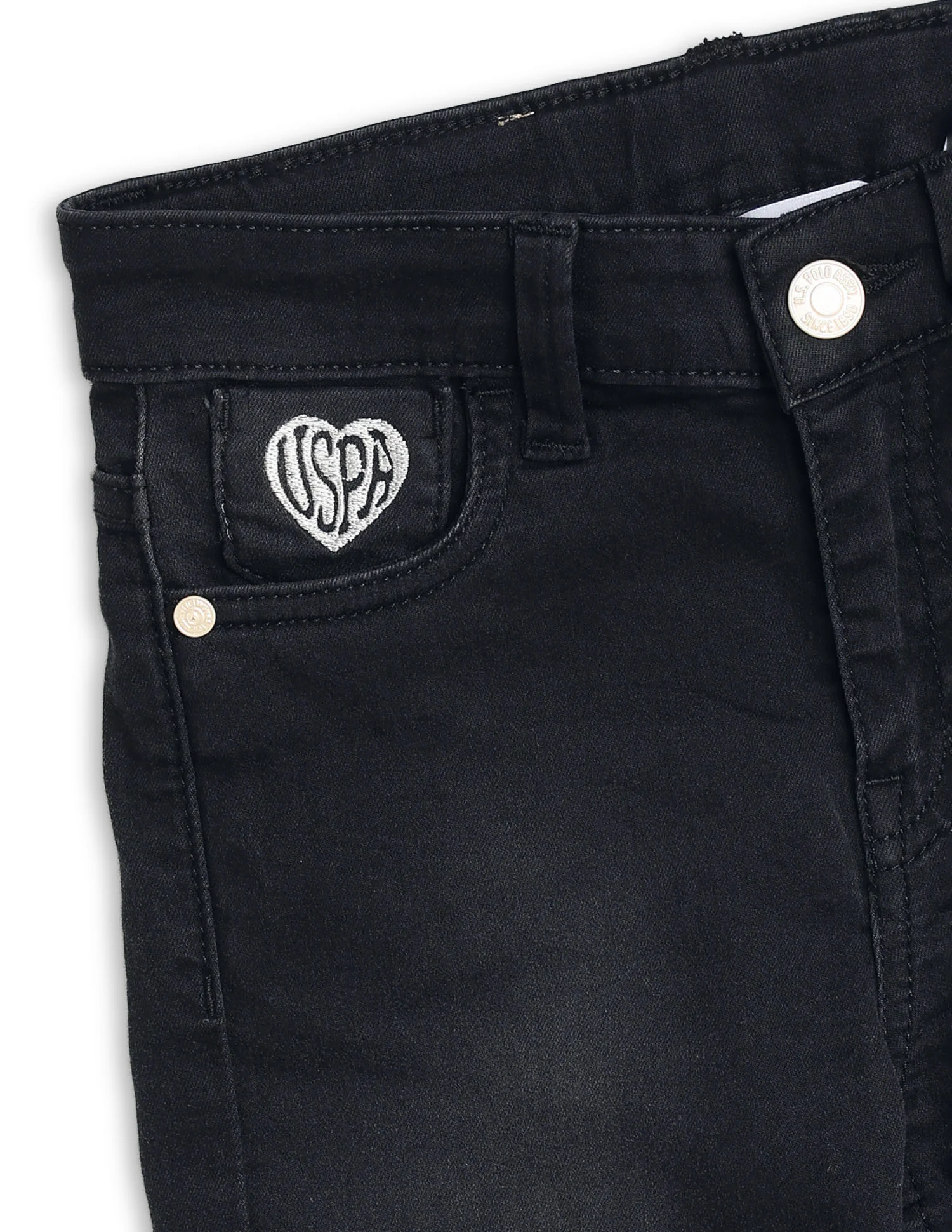 Girls Bootcut Fit Black Jeans - Image 2