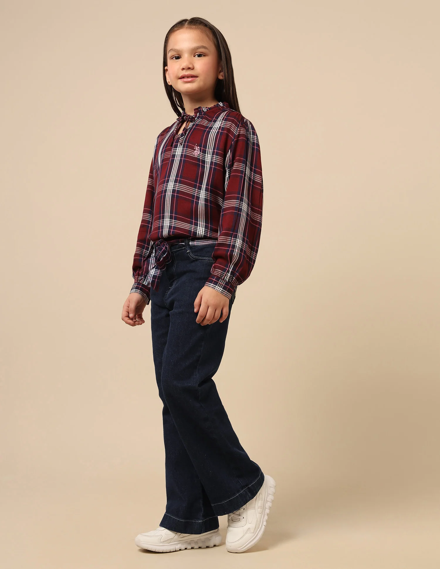 Girls Bootcut Mid Rise Jeans - Image 4