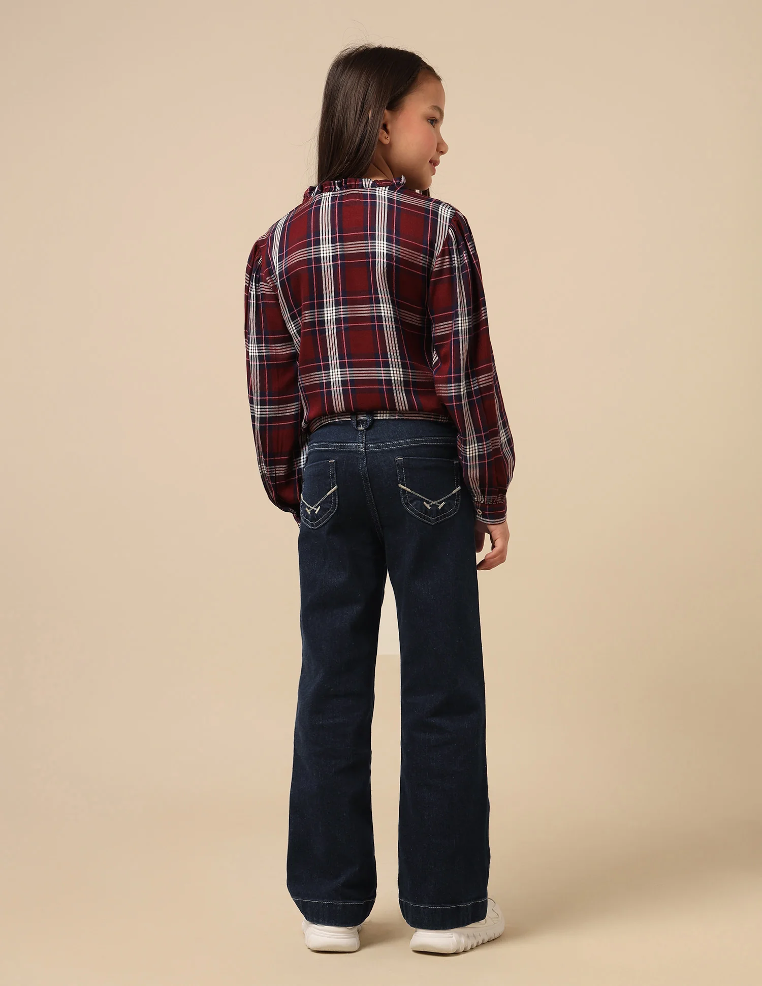 Girls Bootcut Mid Rise Jeans - Image 5