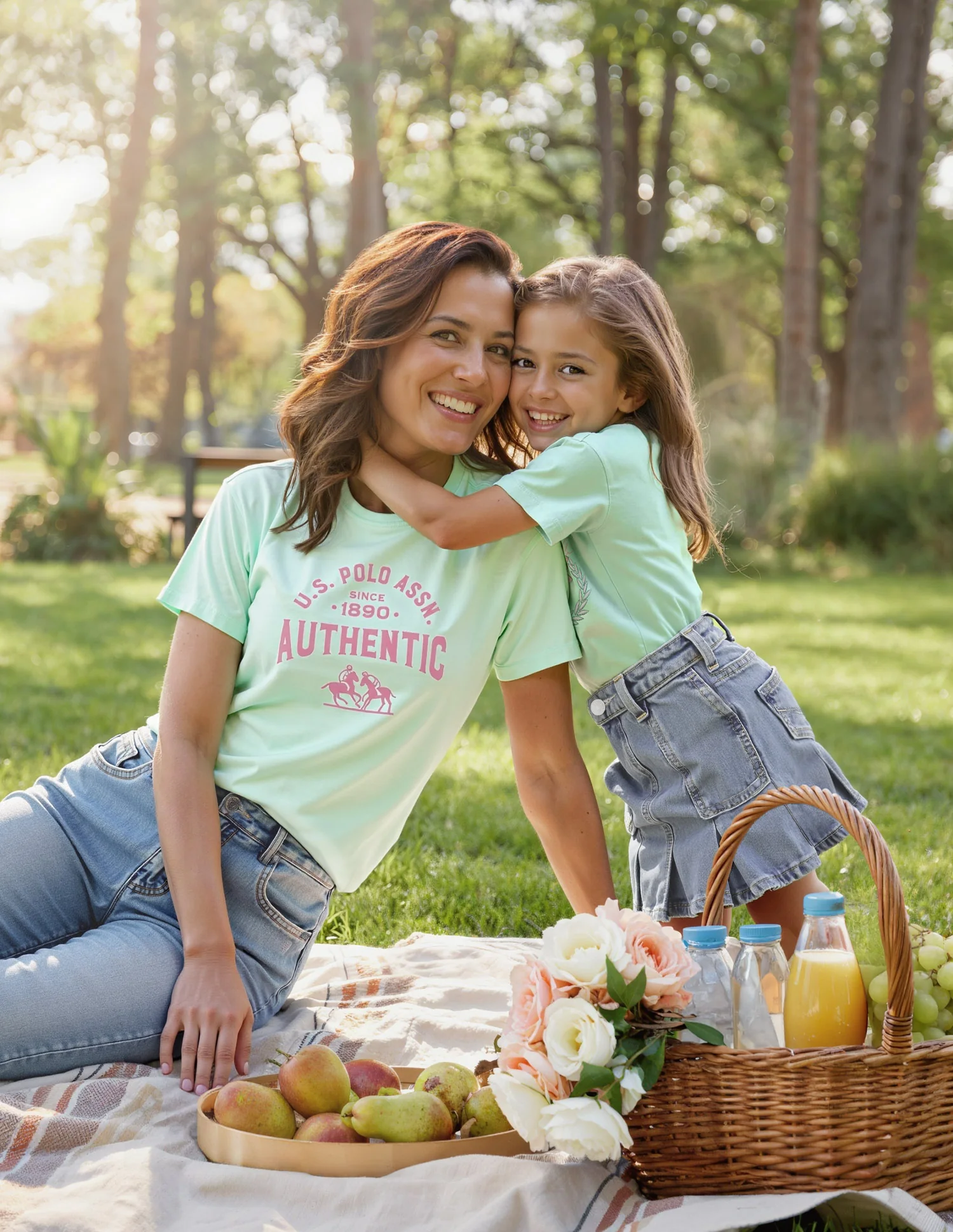 Girls Bow Print Relaxed Fit T-Shirt - Image 2