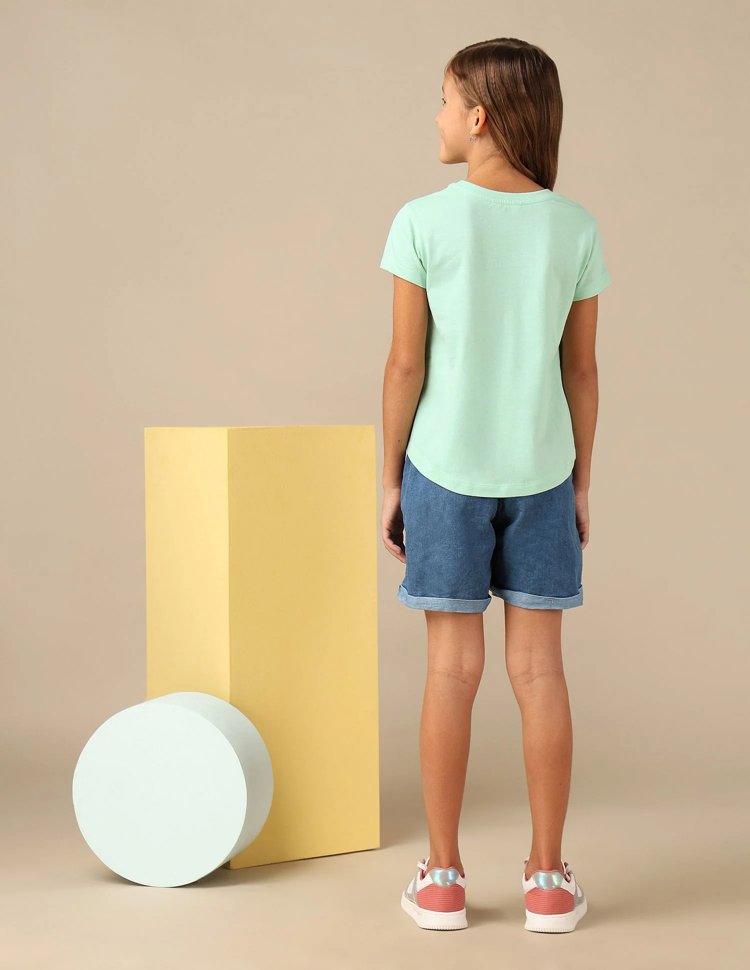 Girls Bow Print Relaxed Fit T-Shirt - Image 4