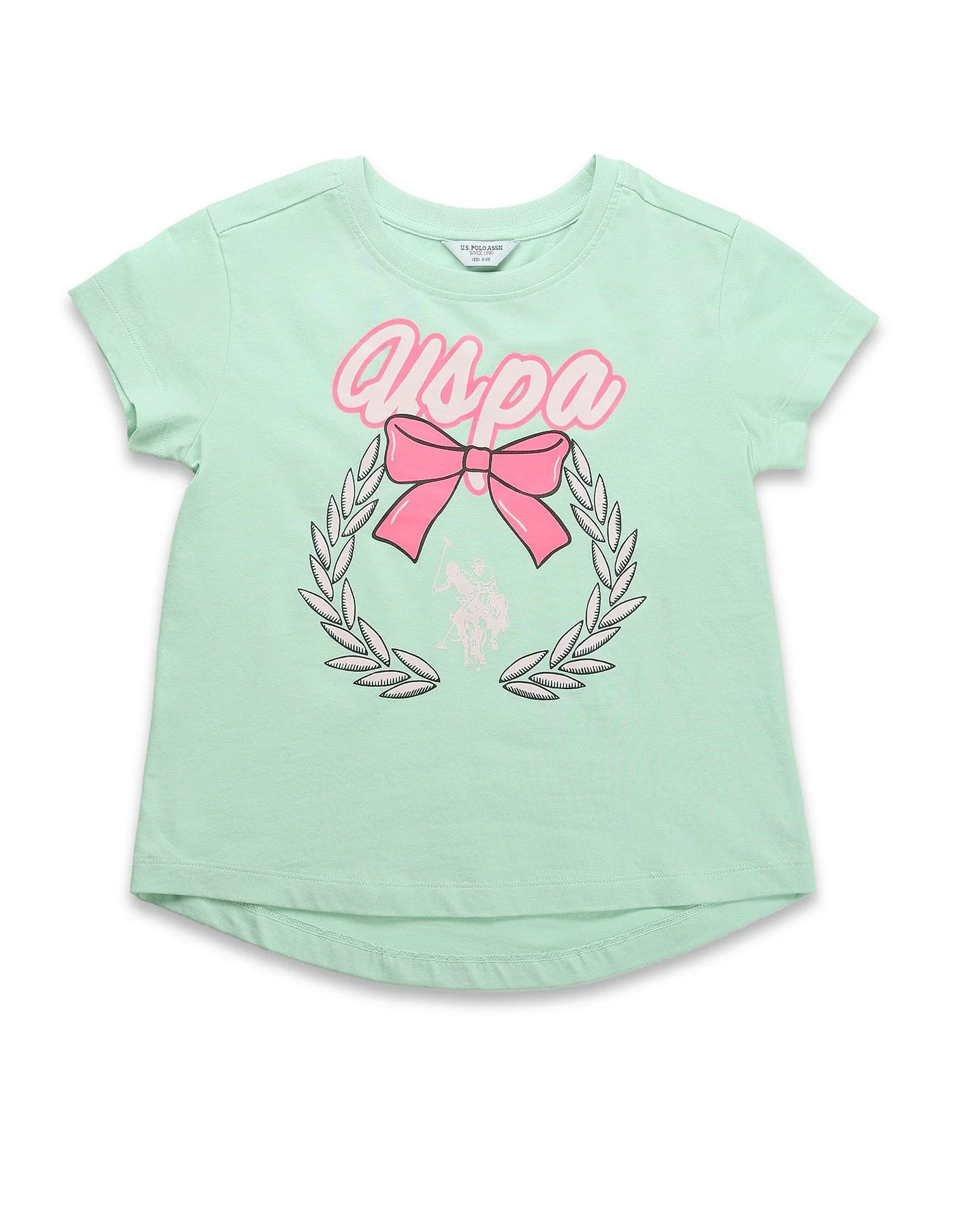 Girls Bow Print Relaxed Fit T-Shirt - Image 7
