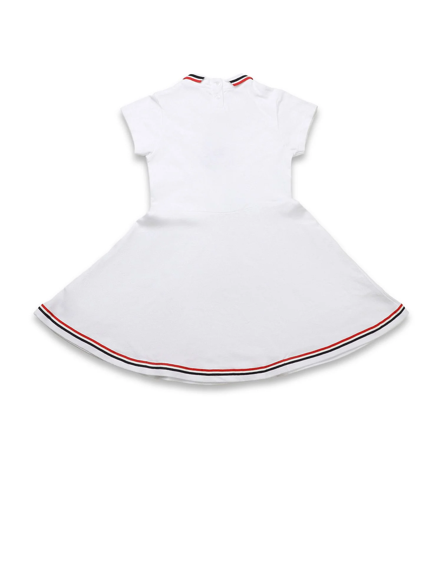 Girls Brand Appliqued Skater Dress - Image 7
