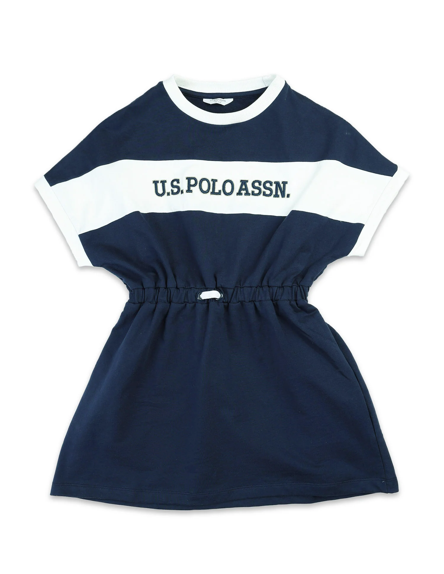 Girls Brand Embroidered A-Line Dress - Image 8