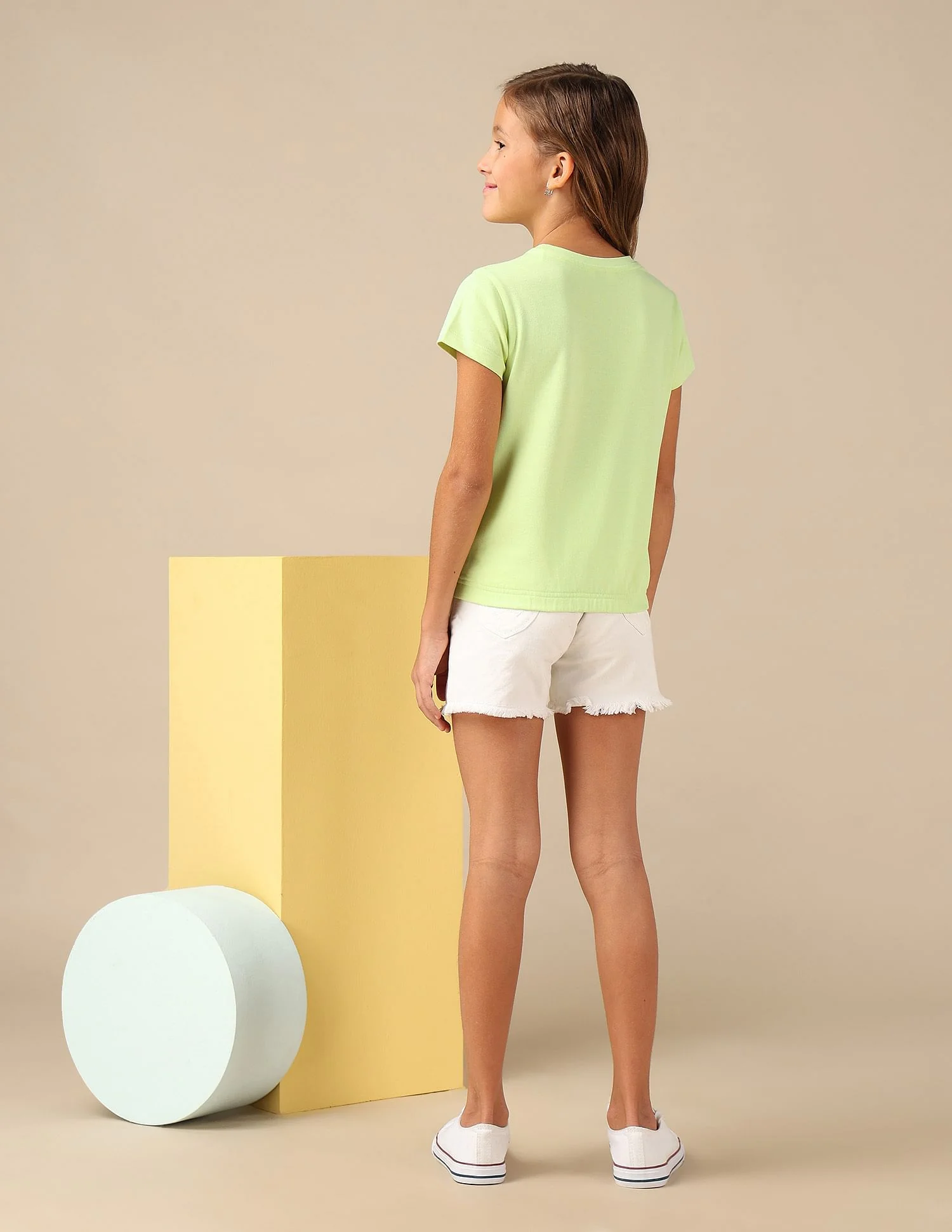 Girls Brand Embroidered Blousan T-Shirt - Image 3