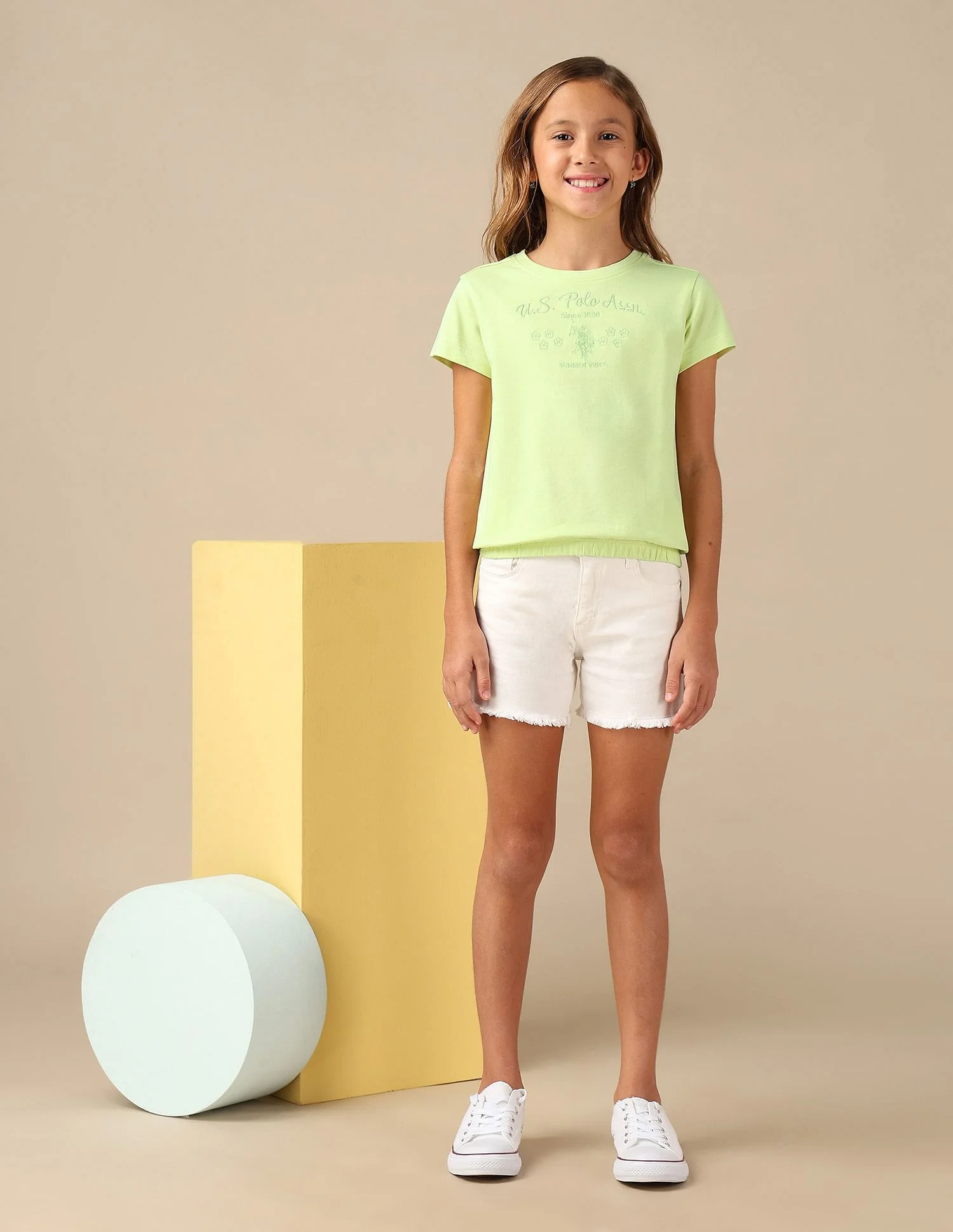 Girls Brand Embroidered Blousan T-Shirt - Image 4
