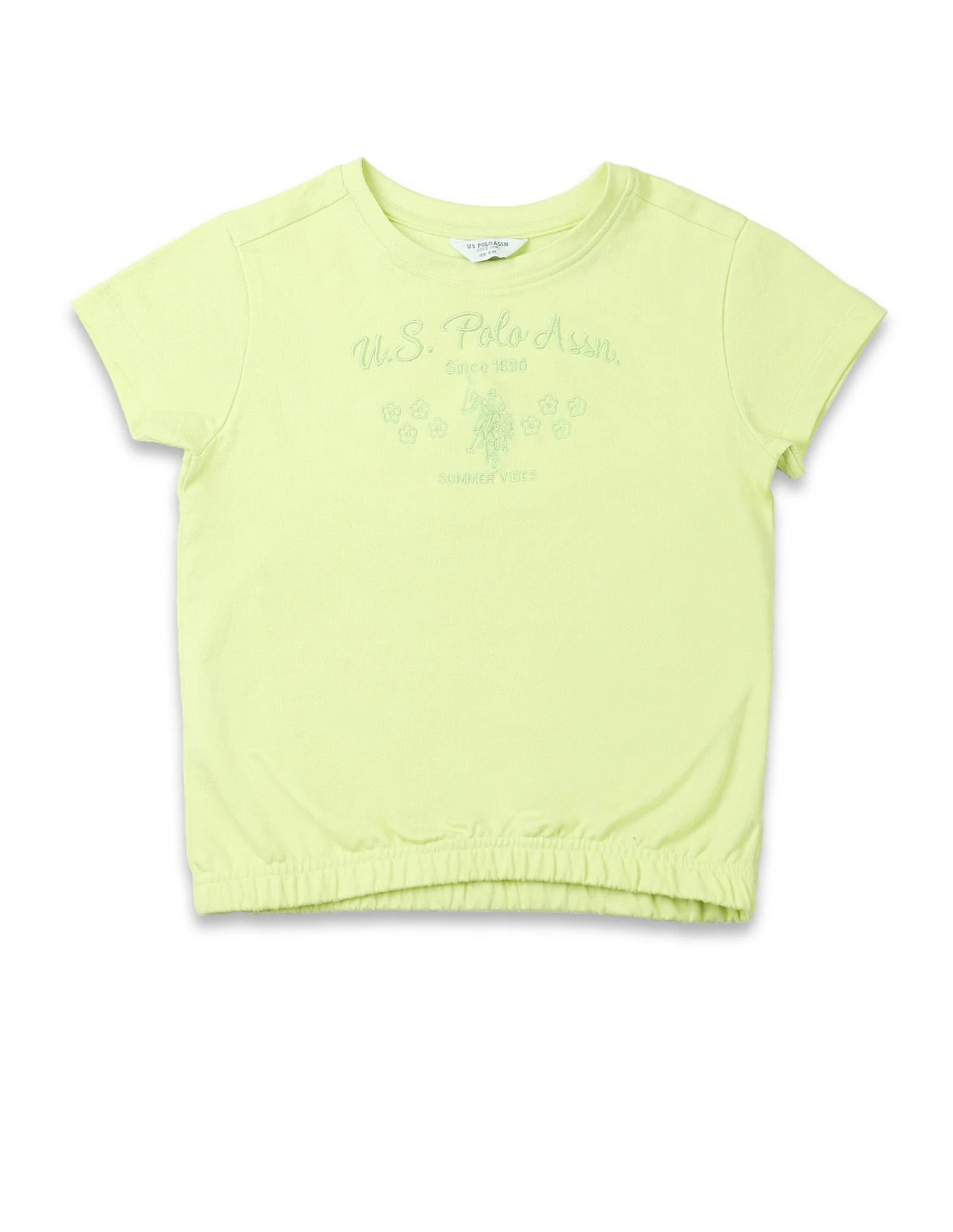 Girls Brand Embroidered Blousan T-Shirt - Image 6