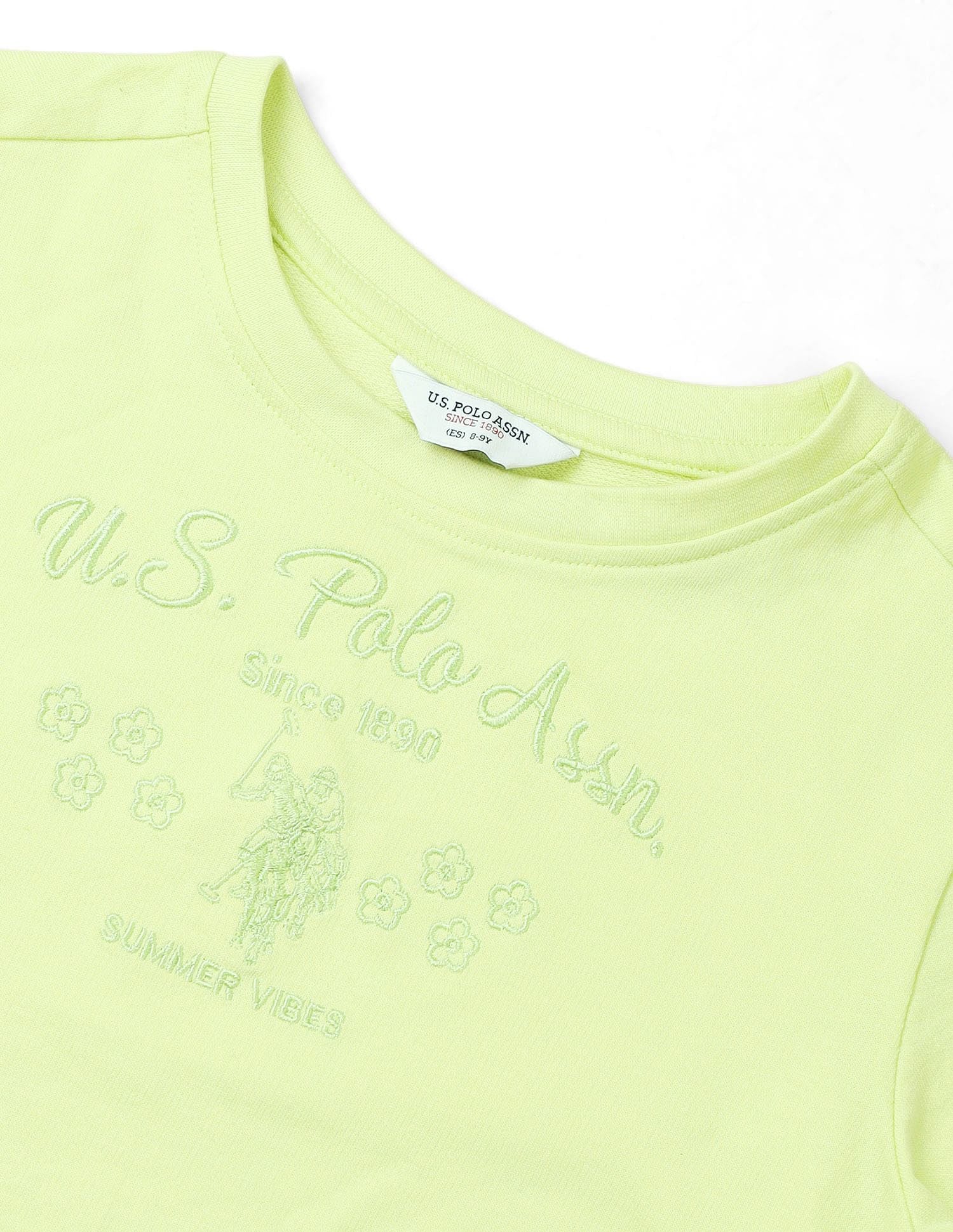 Girls Brand Embroidered Blousan T-Shirt - Image 8