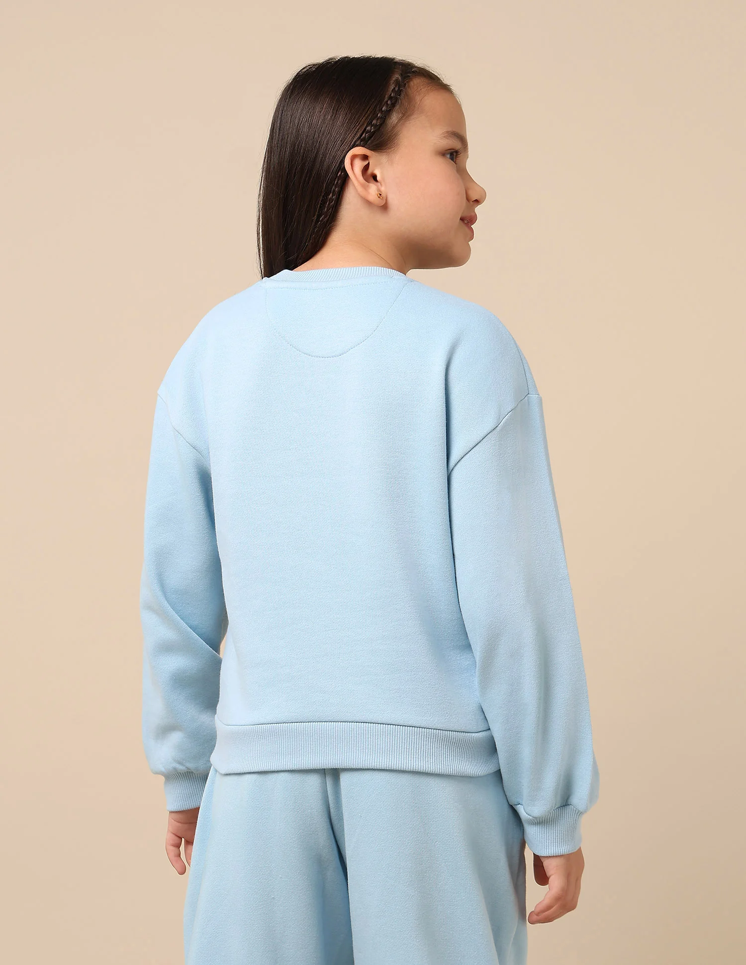Girls Brand Embroidered Regular Fit Sweatshirt - Image 5