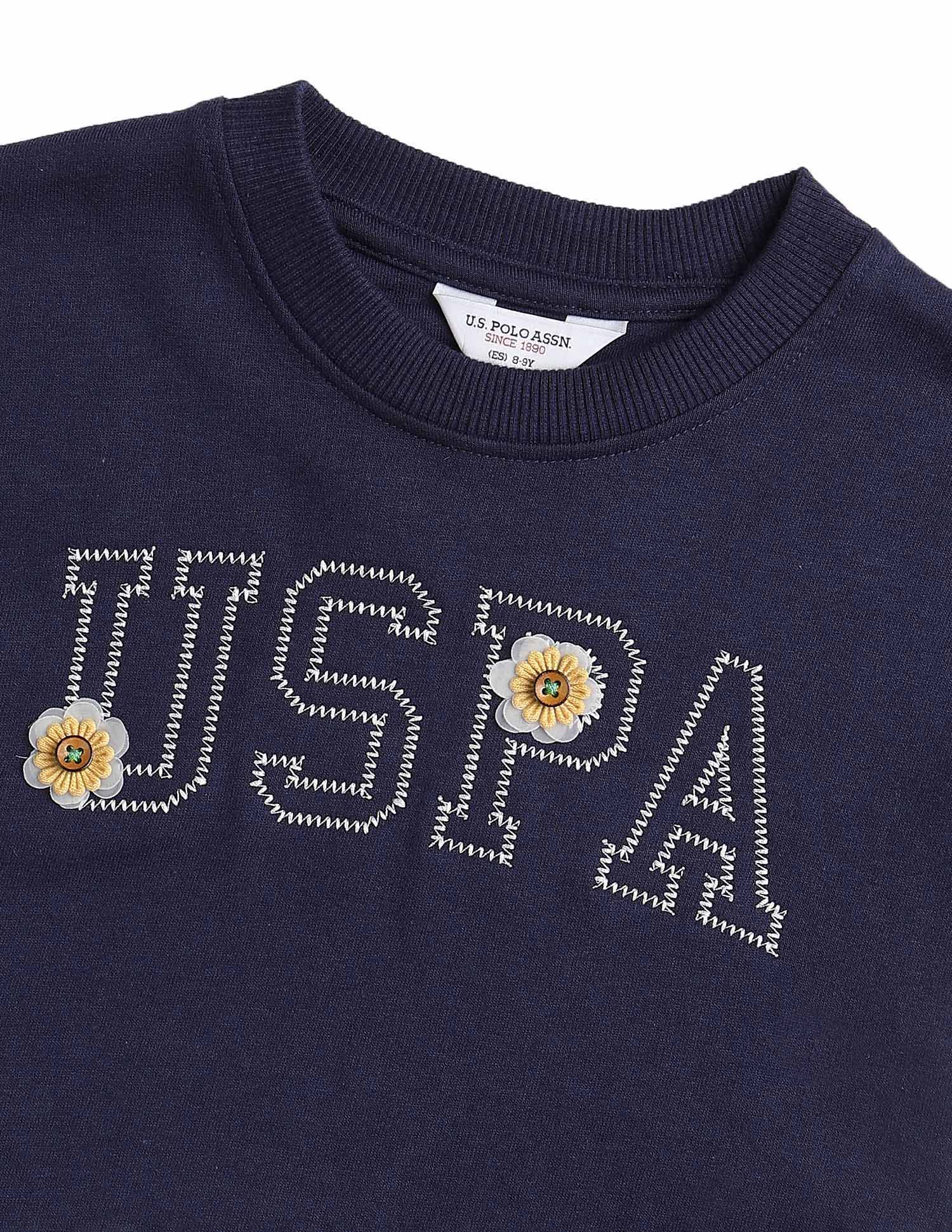 Girls Brand Embroidered Regular Fit Sweatshirt - Image 10