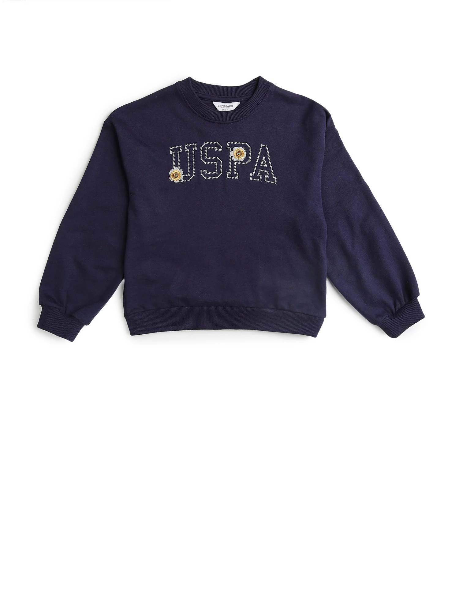 Girls Brand Embroidered Regular Fit Sweatshirt - Image 8