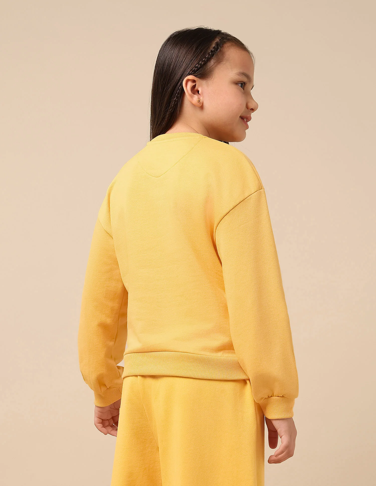 Girls Brand Embroidered Regular Fit Sweatshirt - Image 5